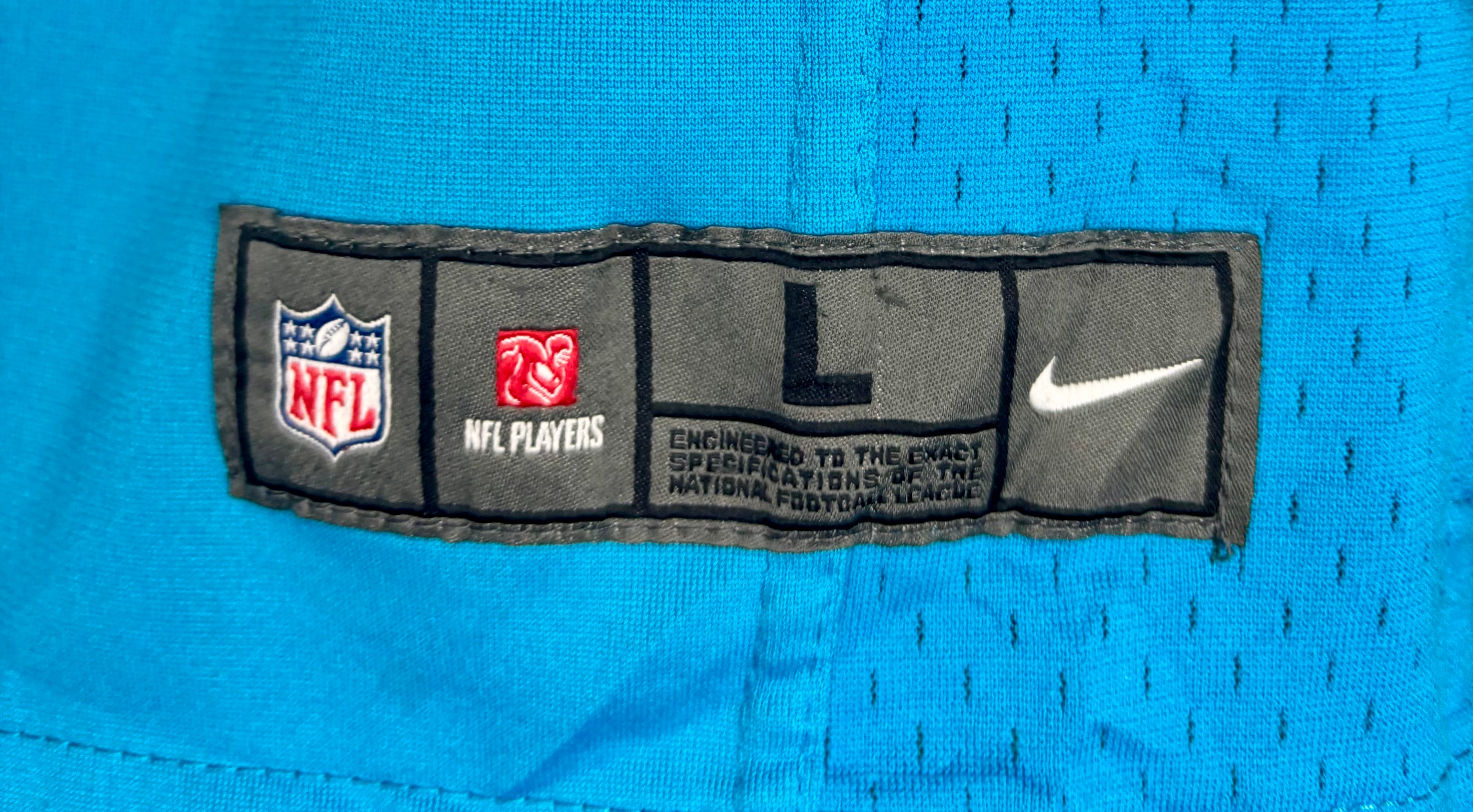 Nike NFL Carolina Panthers Jersey #1 Cam Newton Türkis Größe L Kinder