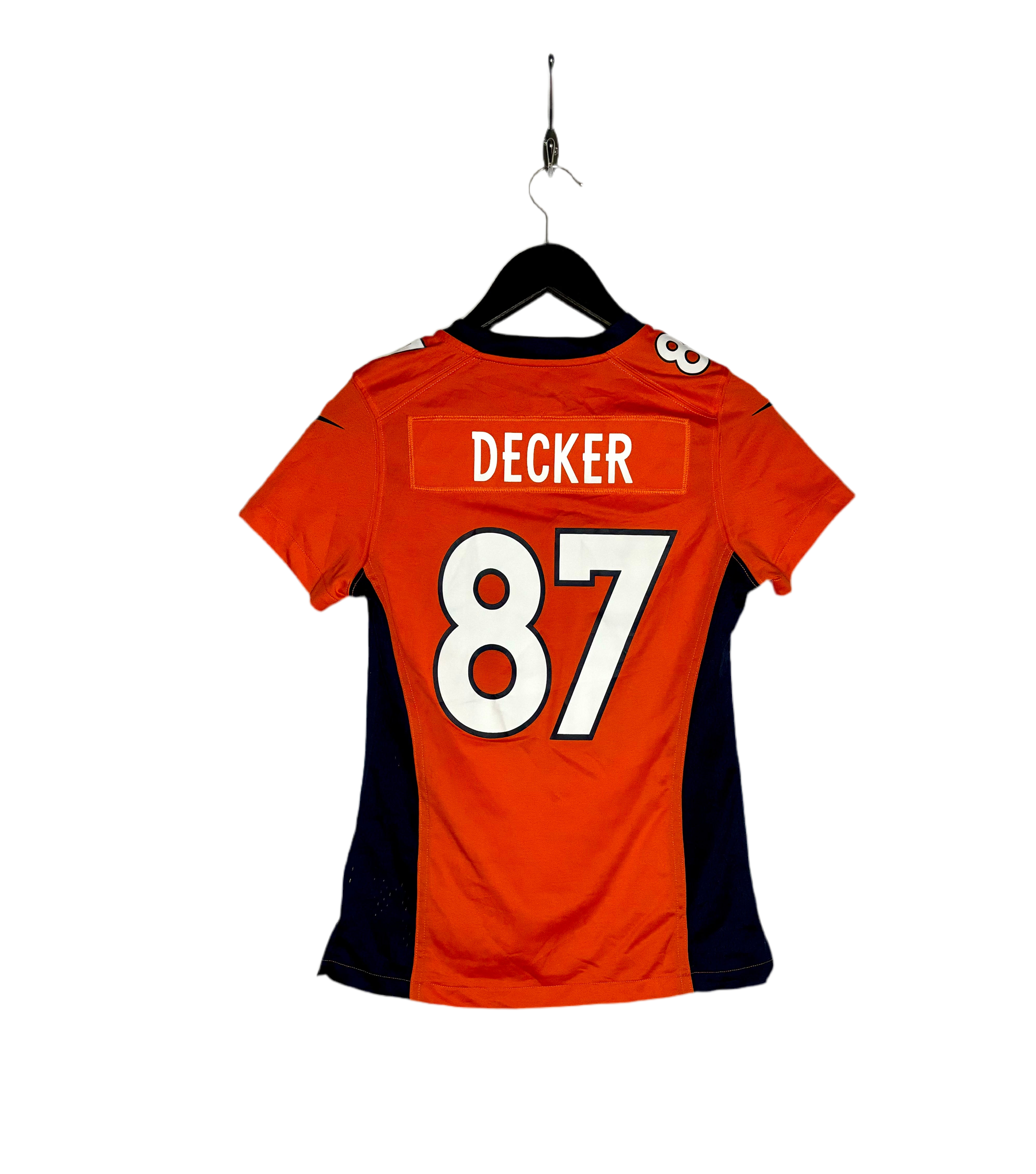 Nike Denver Broncos Jersey #87 Eric Decker Orange Größe XS