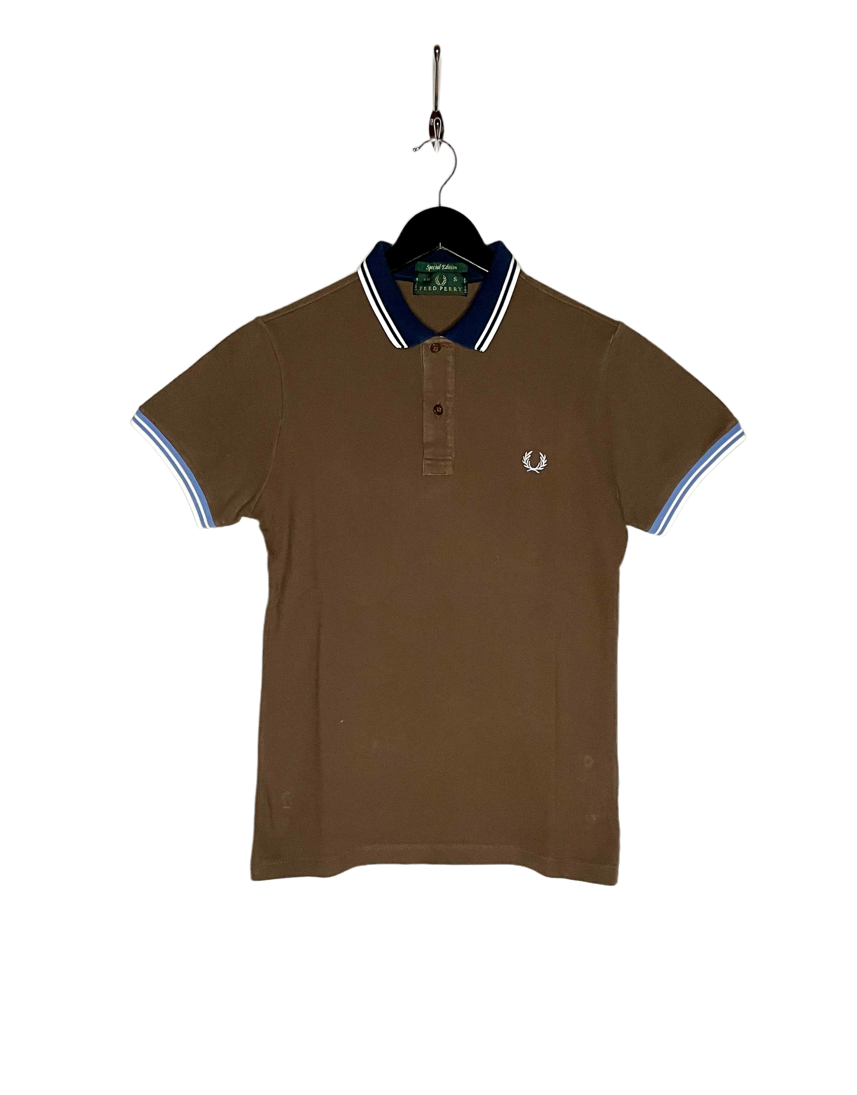 Fred Perry Poloshirt Braun Größe S