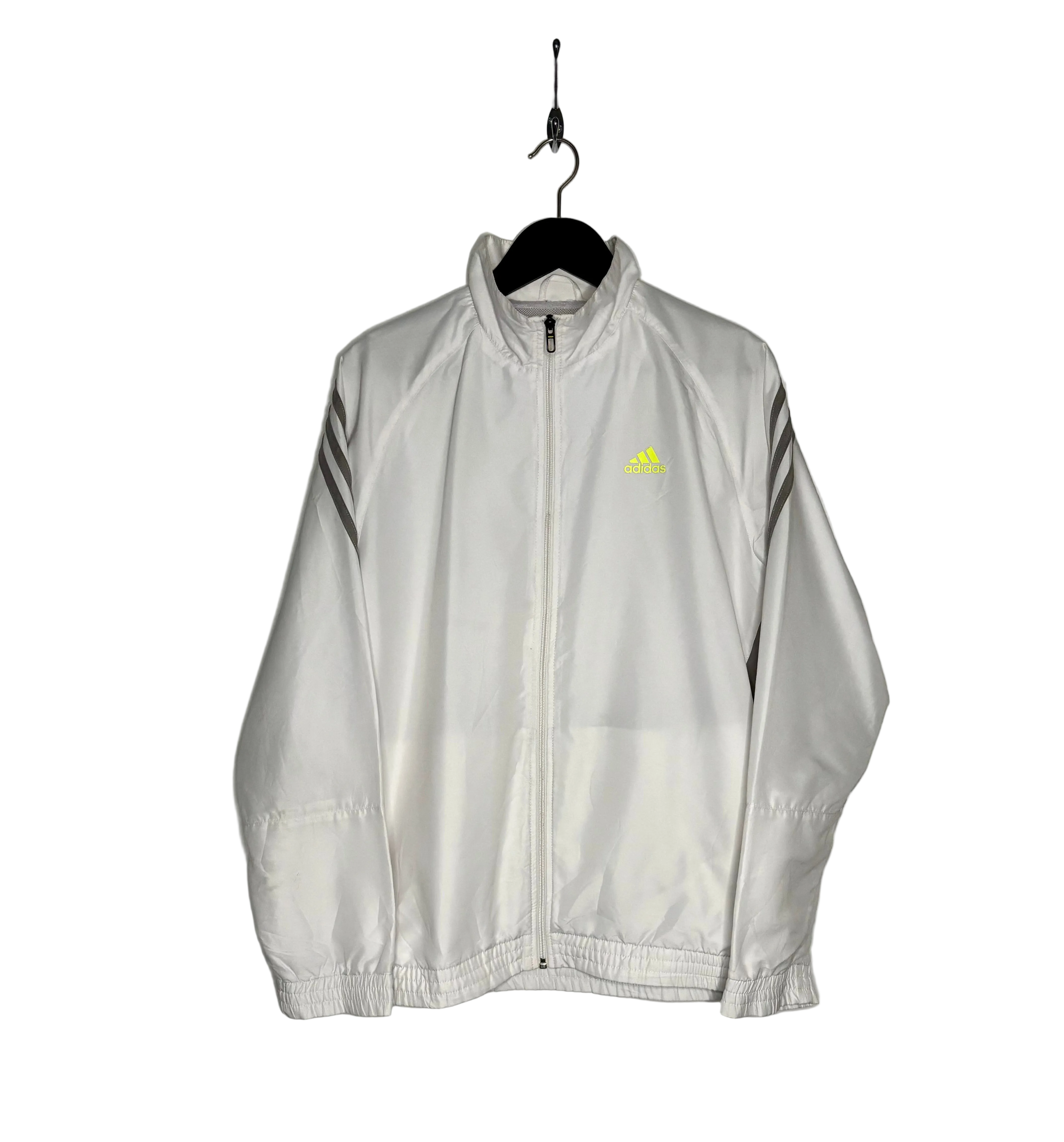 Adidas Vintage Trainingsjacke Weiß Größe L