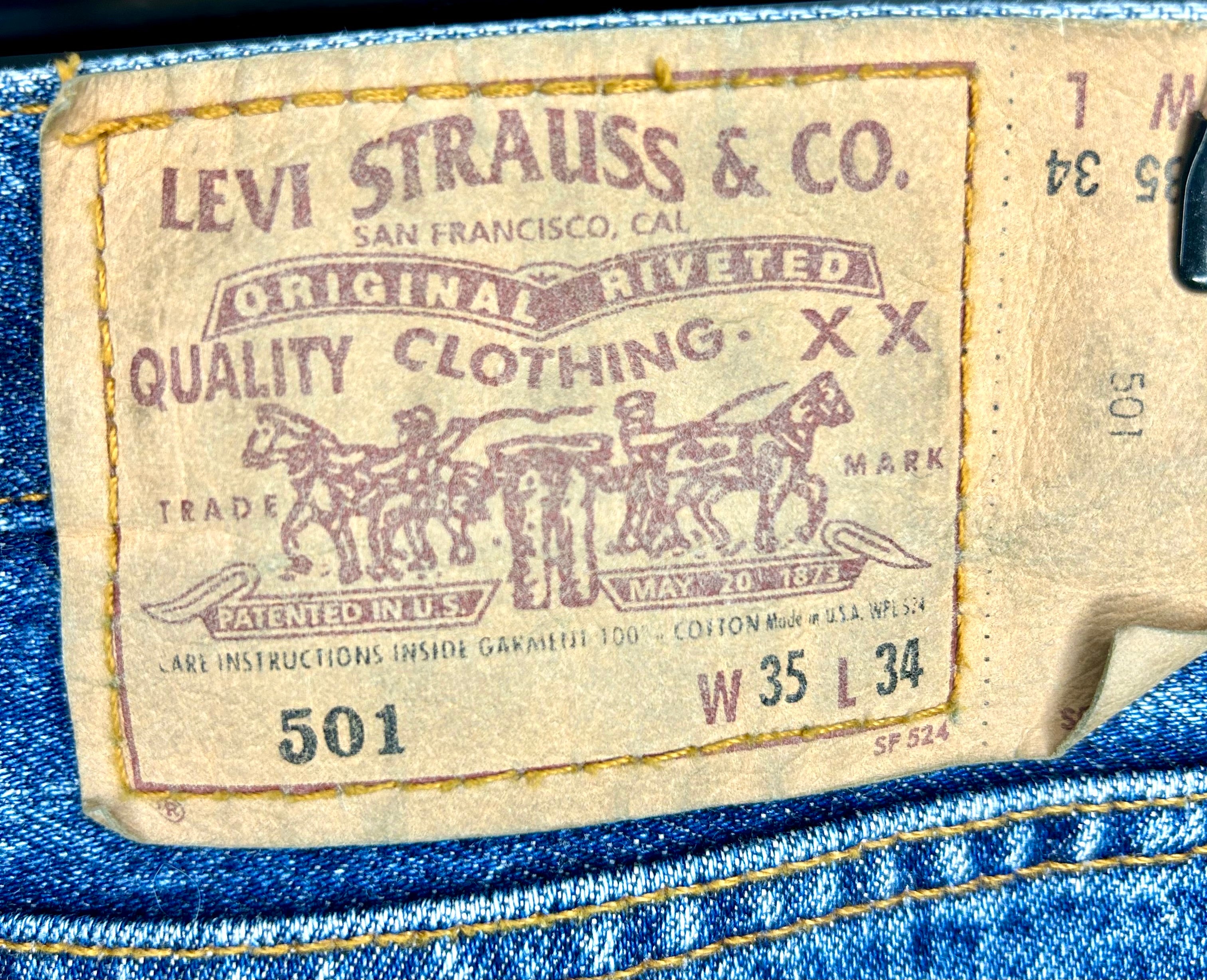 Levi’s Jeans Blau Größe 35/34 L