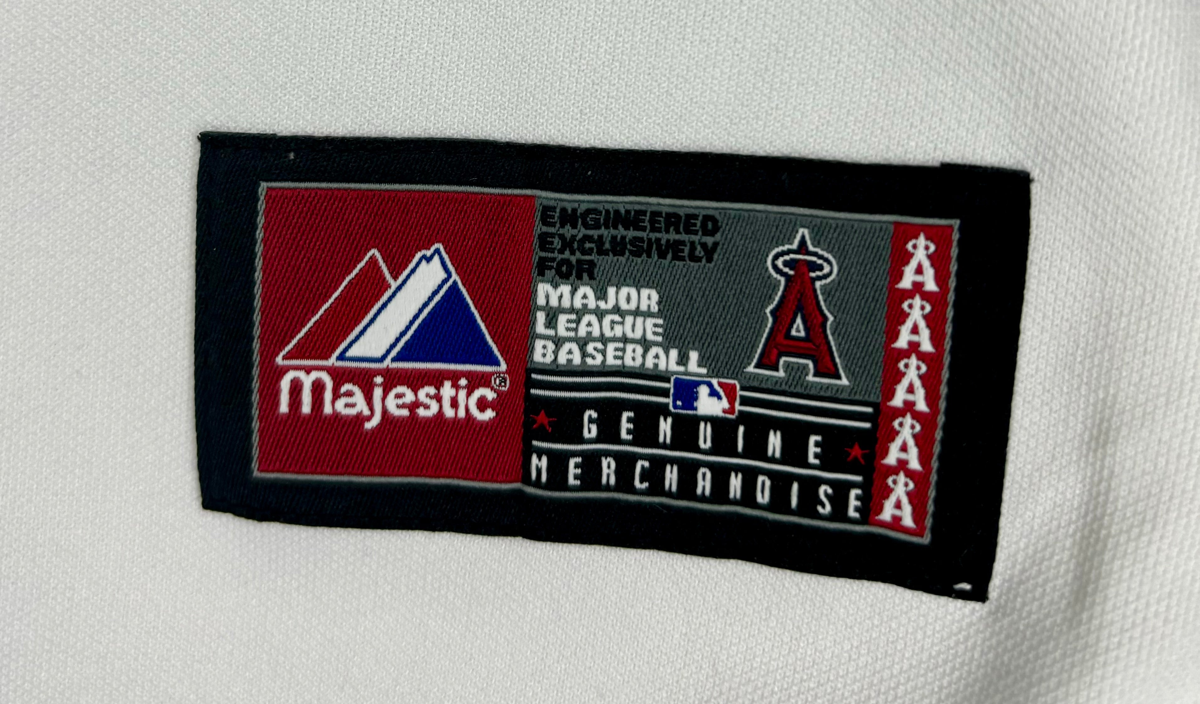 Majestic Los Angeles Angels Jersey Weiß Größe S