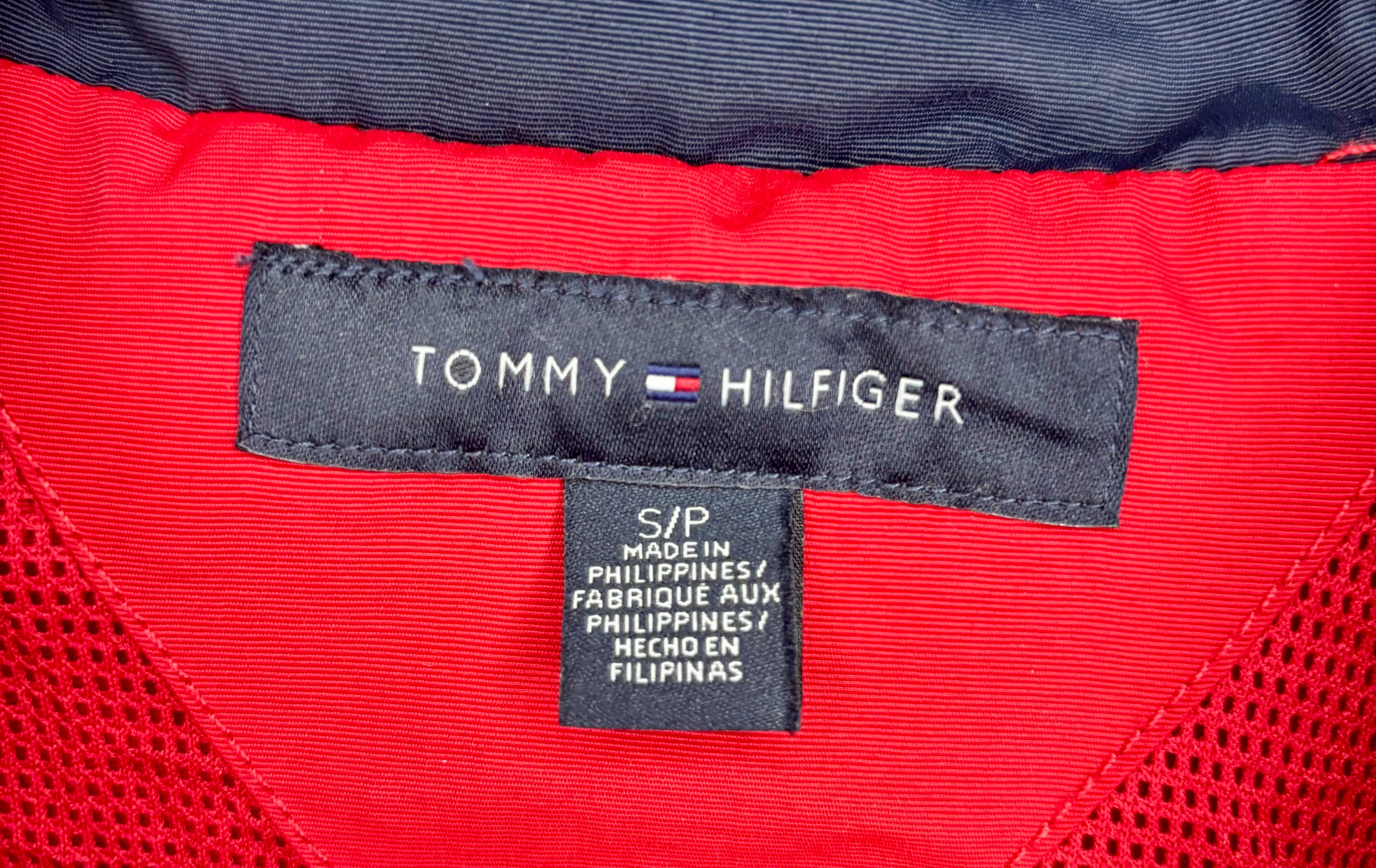 Tommy Hilfiger Windbreaker Jacke Rot Größe S