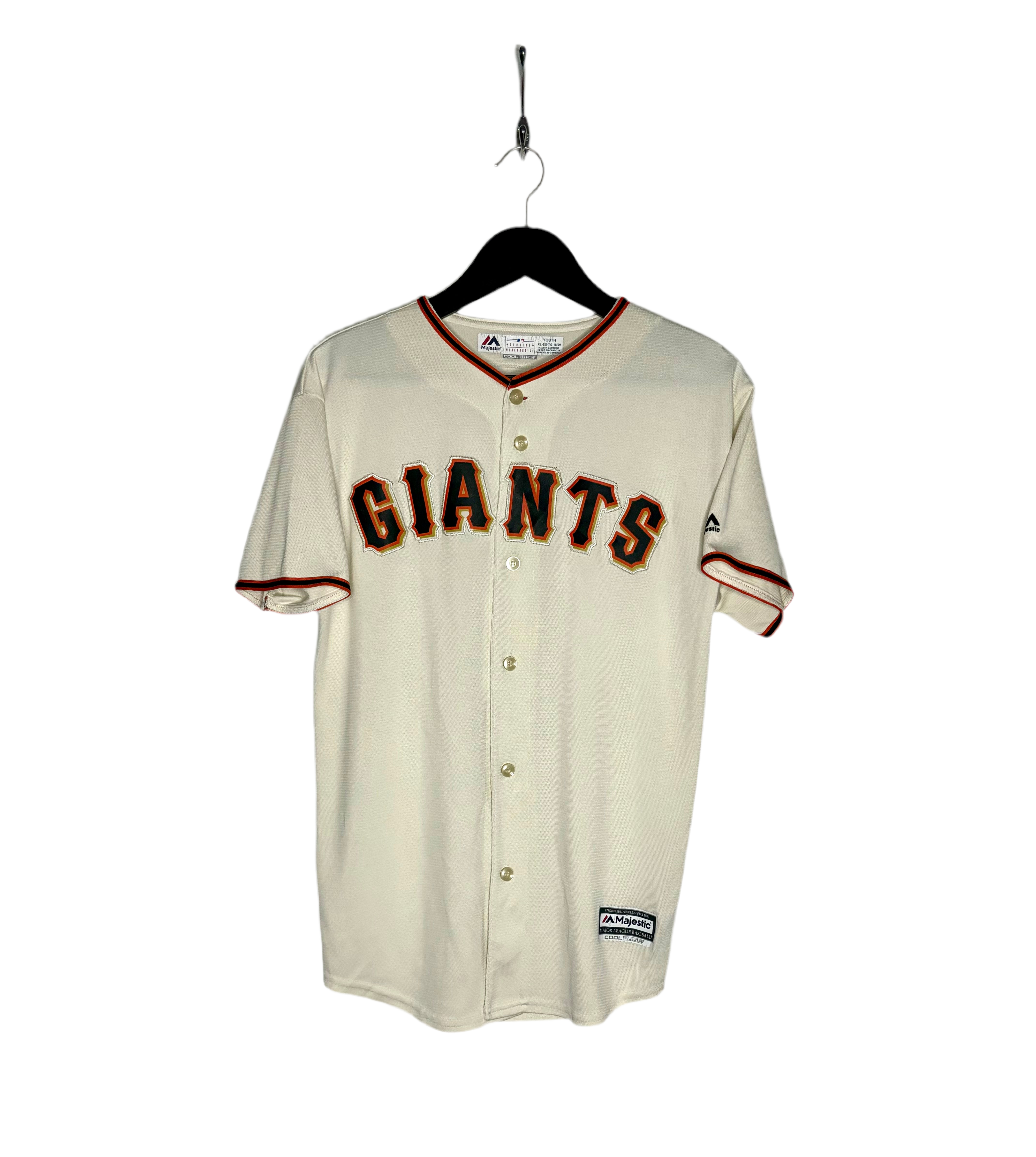 MLB San Francisco Giants Jersey Beige Größe XL Kinder