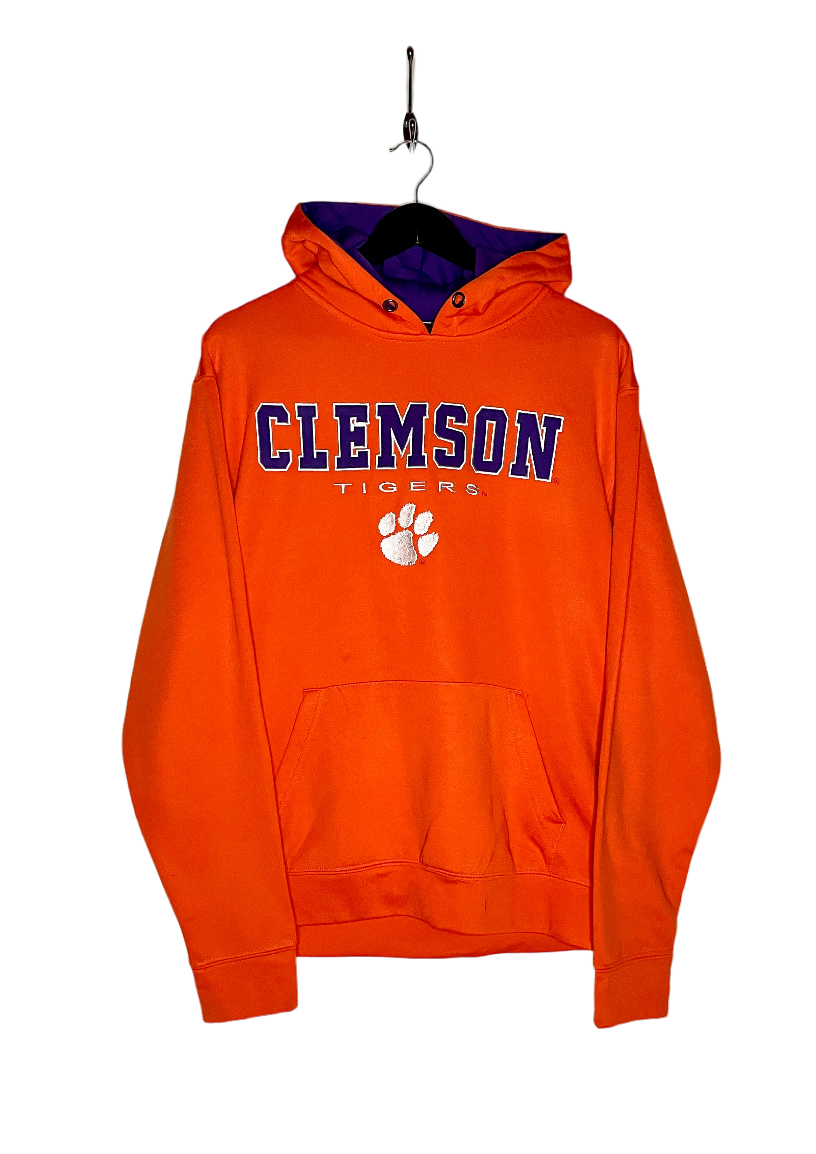 Colosseum Hoodie Clemson Tigers Orange/Lila Größe L