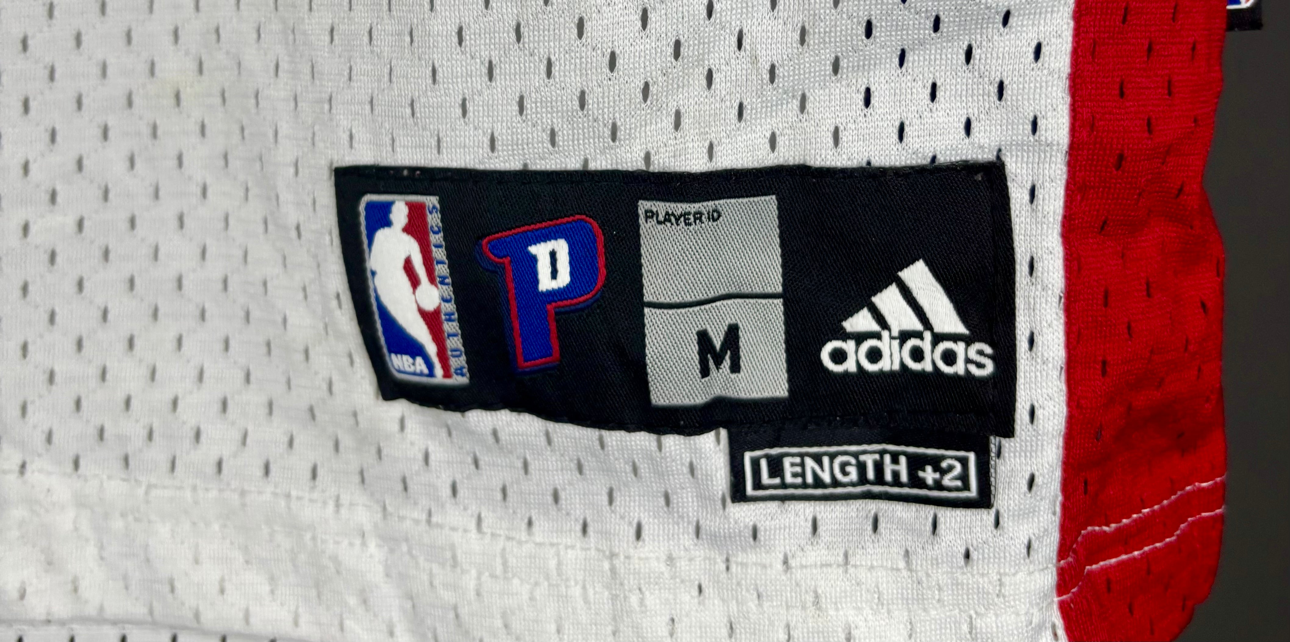 Adidas NBA Vintage Detroit Pistons Jersey #32 Richard Hamilton Weiß Größe M Kinder