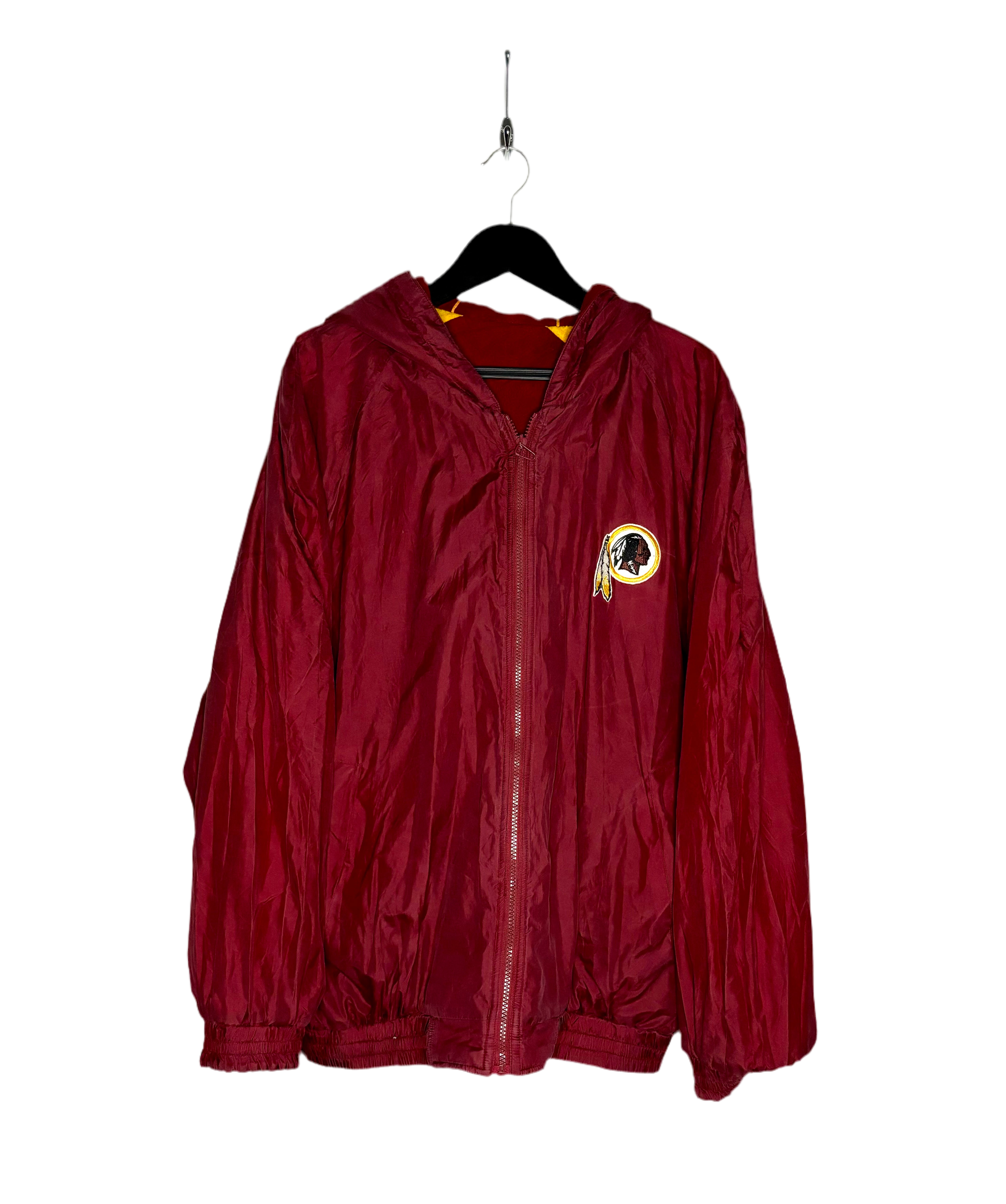 Washington Redskins Fleece Wendejacke Rot/Gelb Größe XL