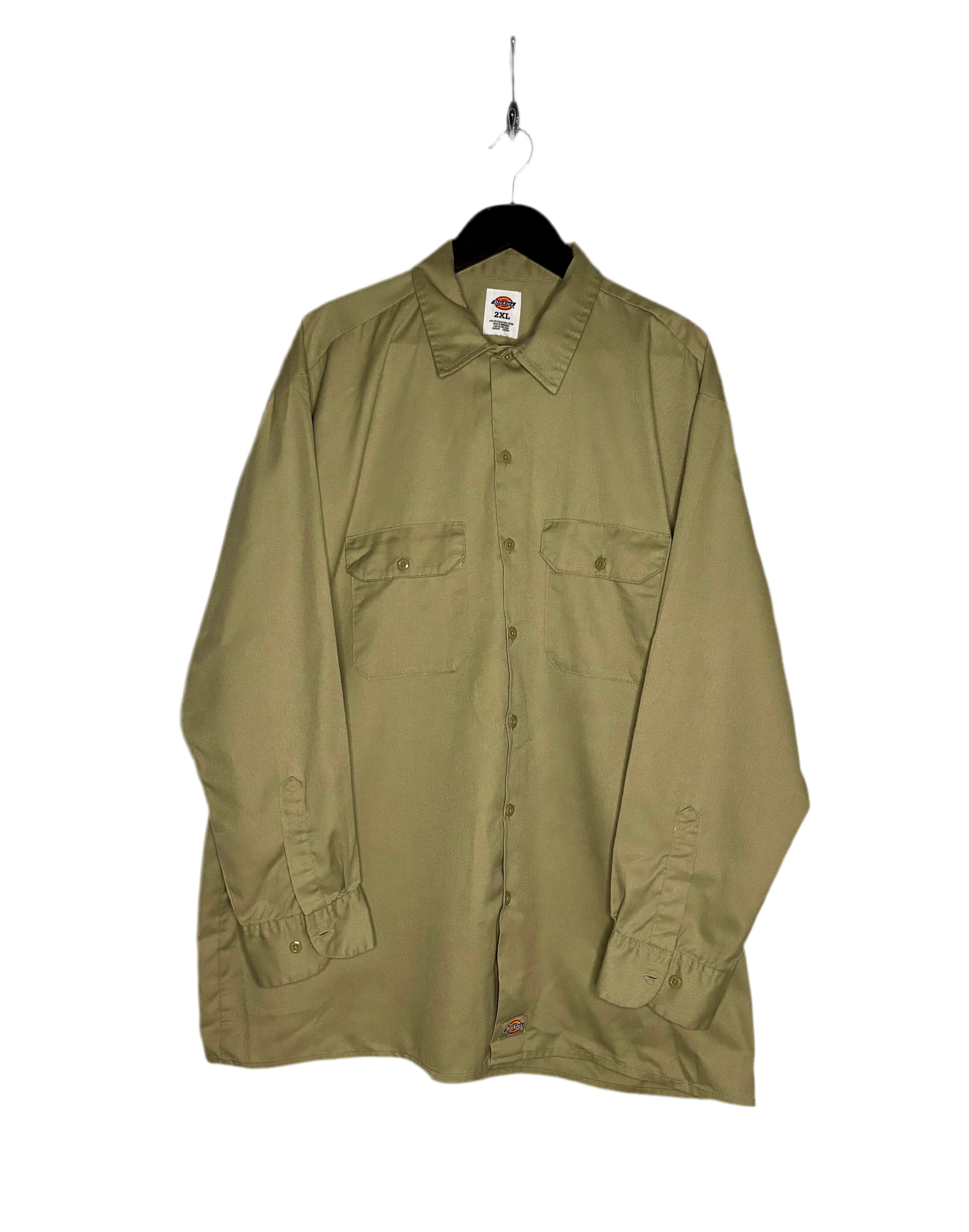 Dickies Work Hemd Beige Größe XXL