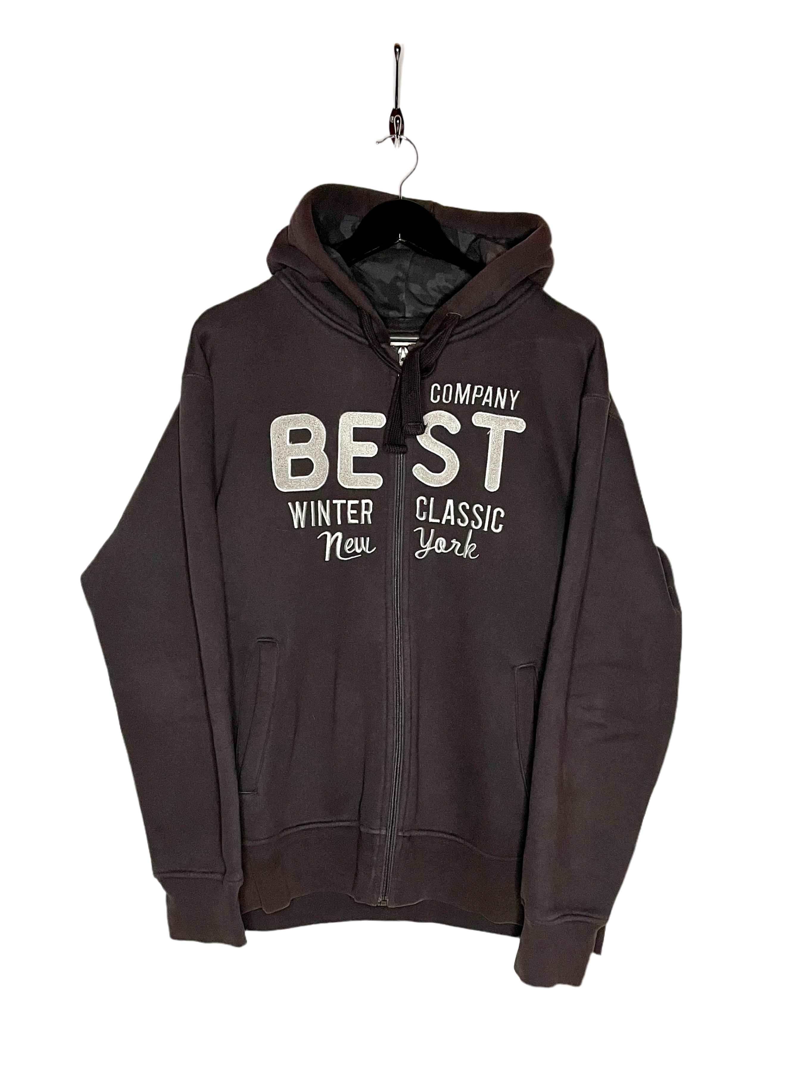 Best Company Vintage Sweatshirt Jacke Braun Größe XXL (Damen)