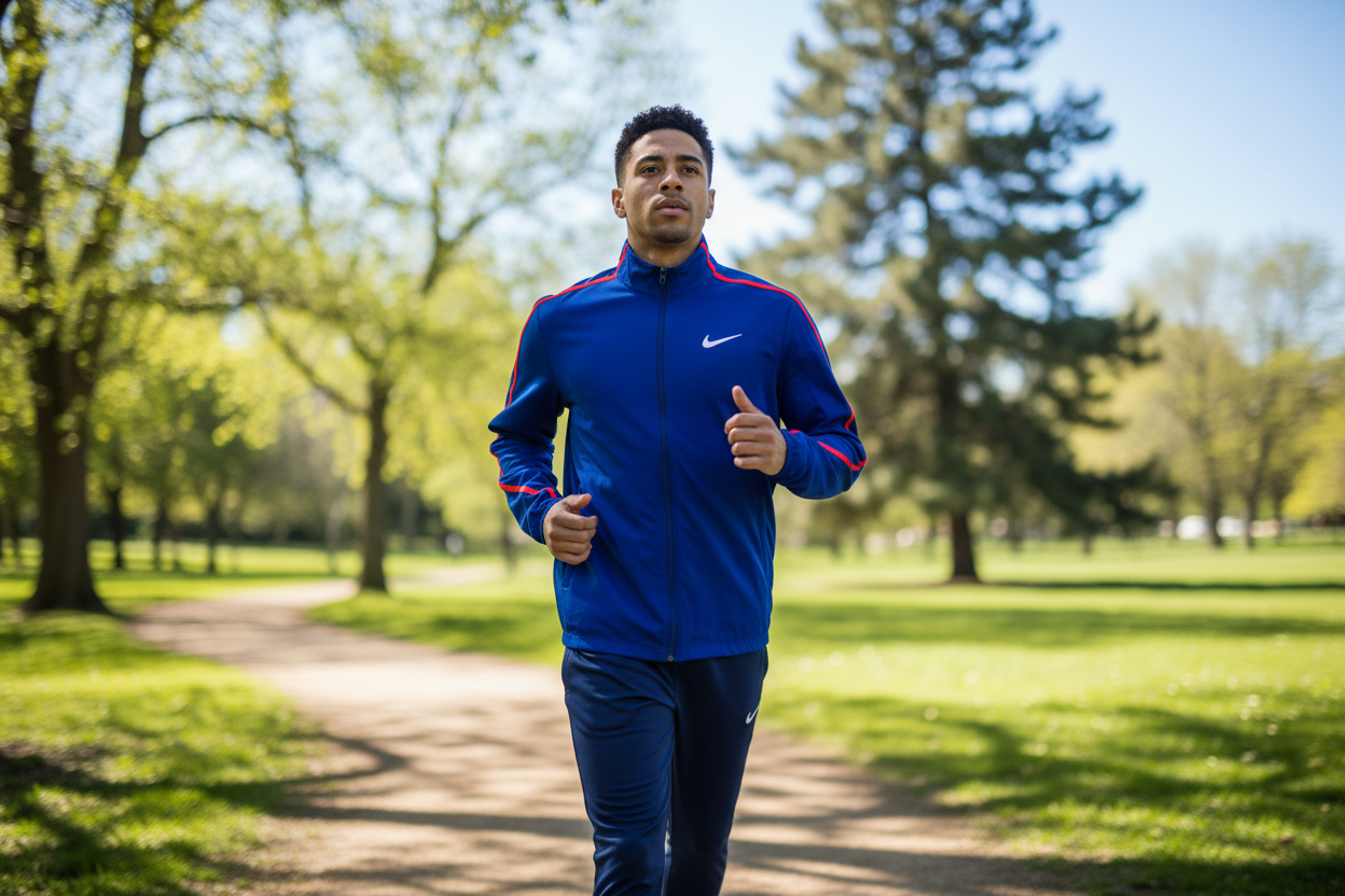 Nike Trainingsjacke Royalblau Größe L