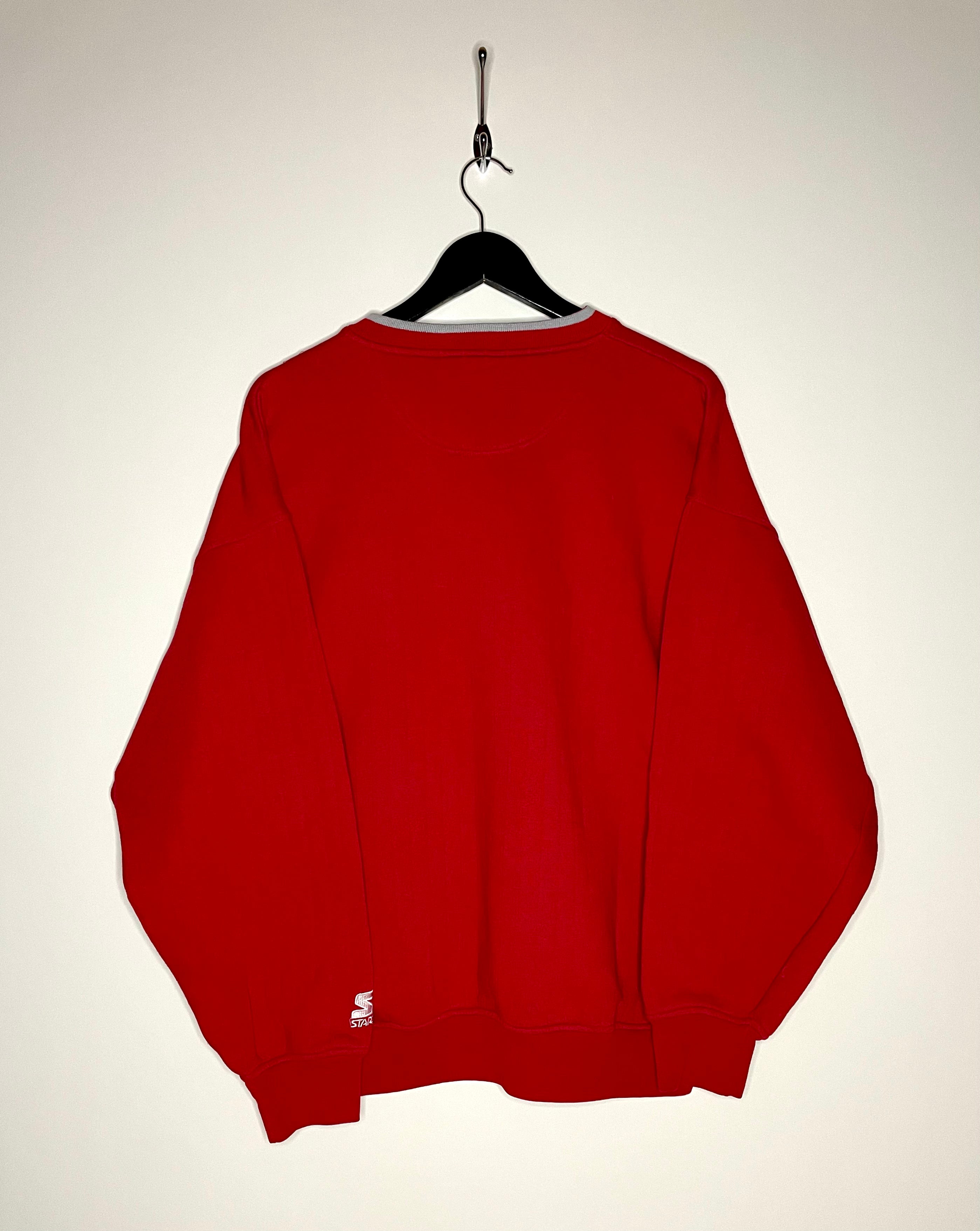 Starter Vintage Sweater Ohio State Rot Größe L