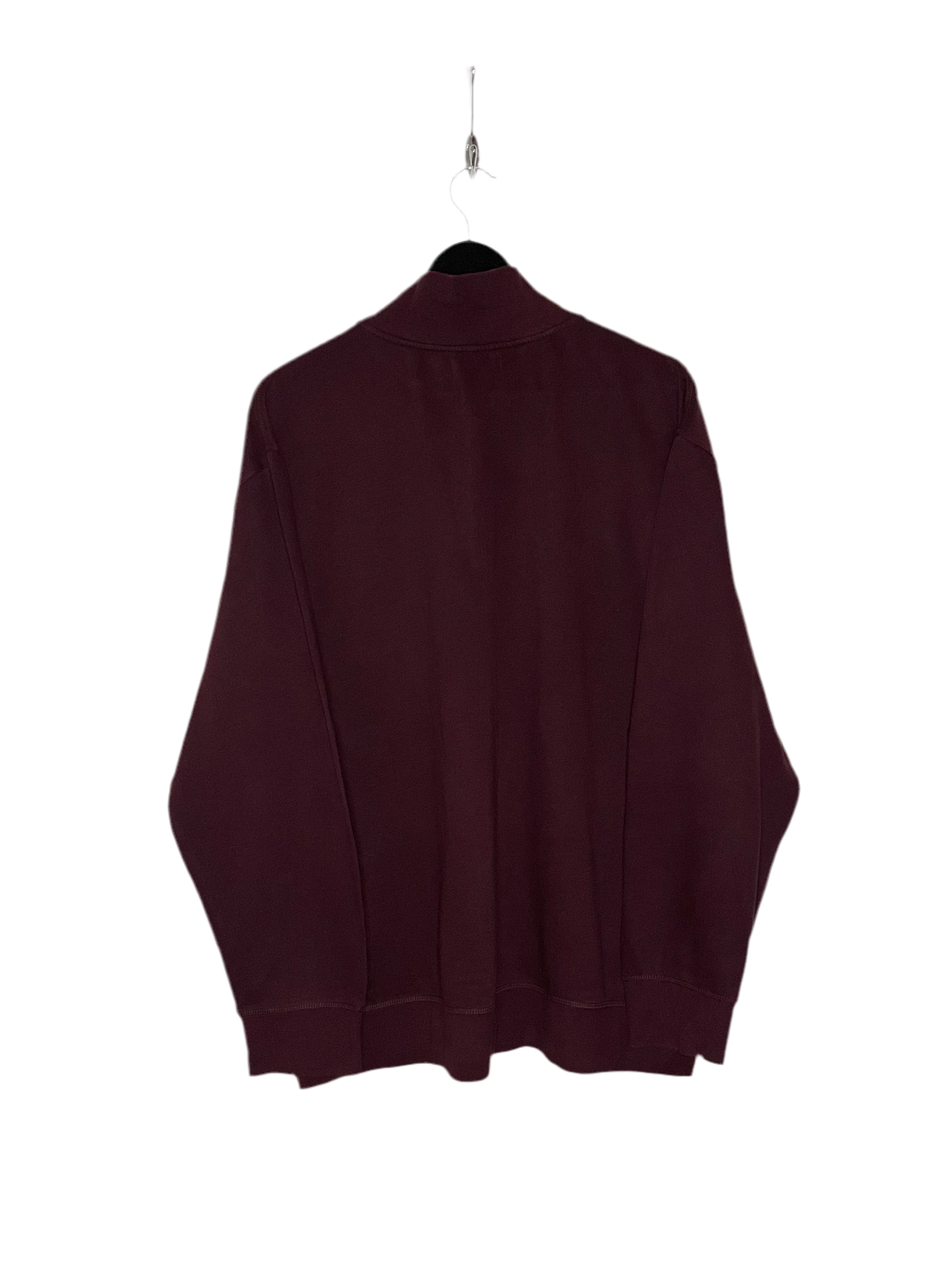 Nautica Vintage Q-Zip Pullover Rot Größe XXL