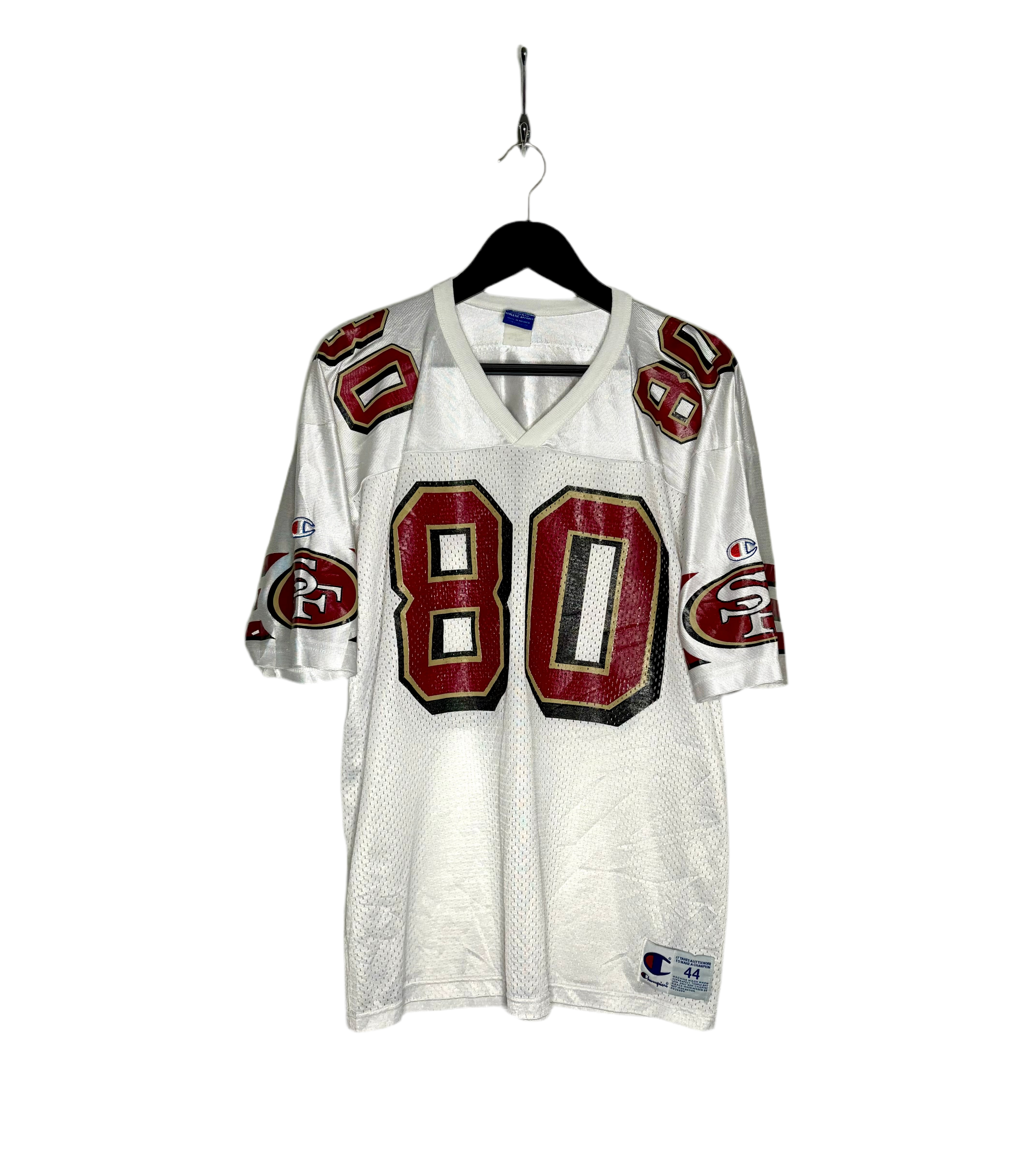 Champion Vintage NFL Jersey San Francisco 49ers #80 Jerry Rice Weiß Größe M