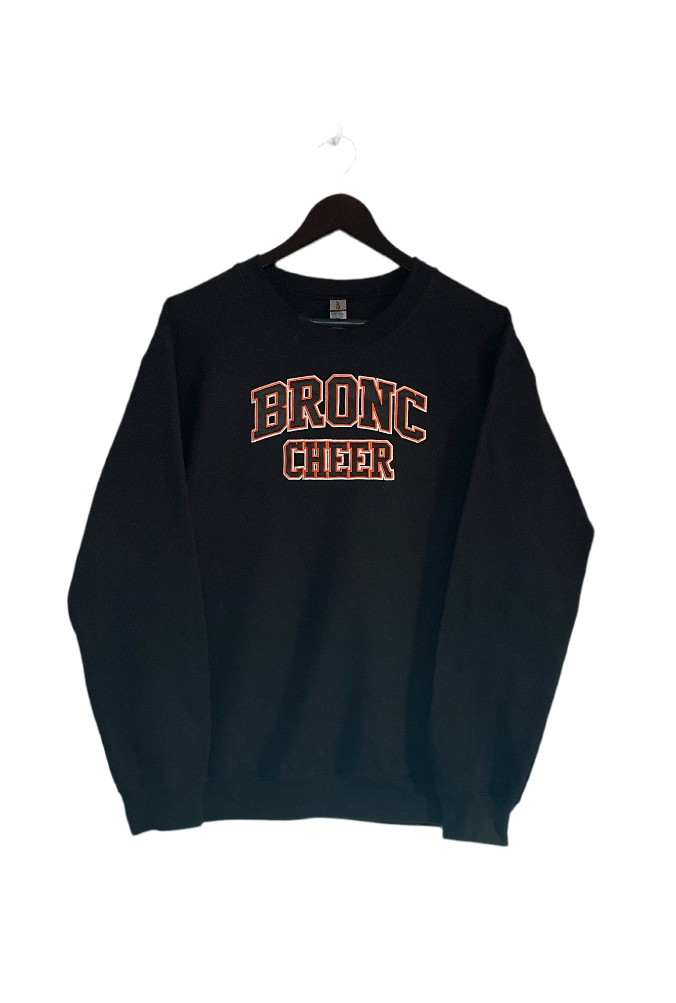 Gildan Sweater Bronc Cheer Schwarz Größe S