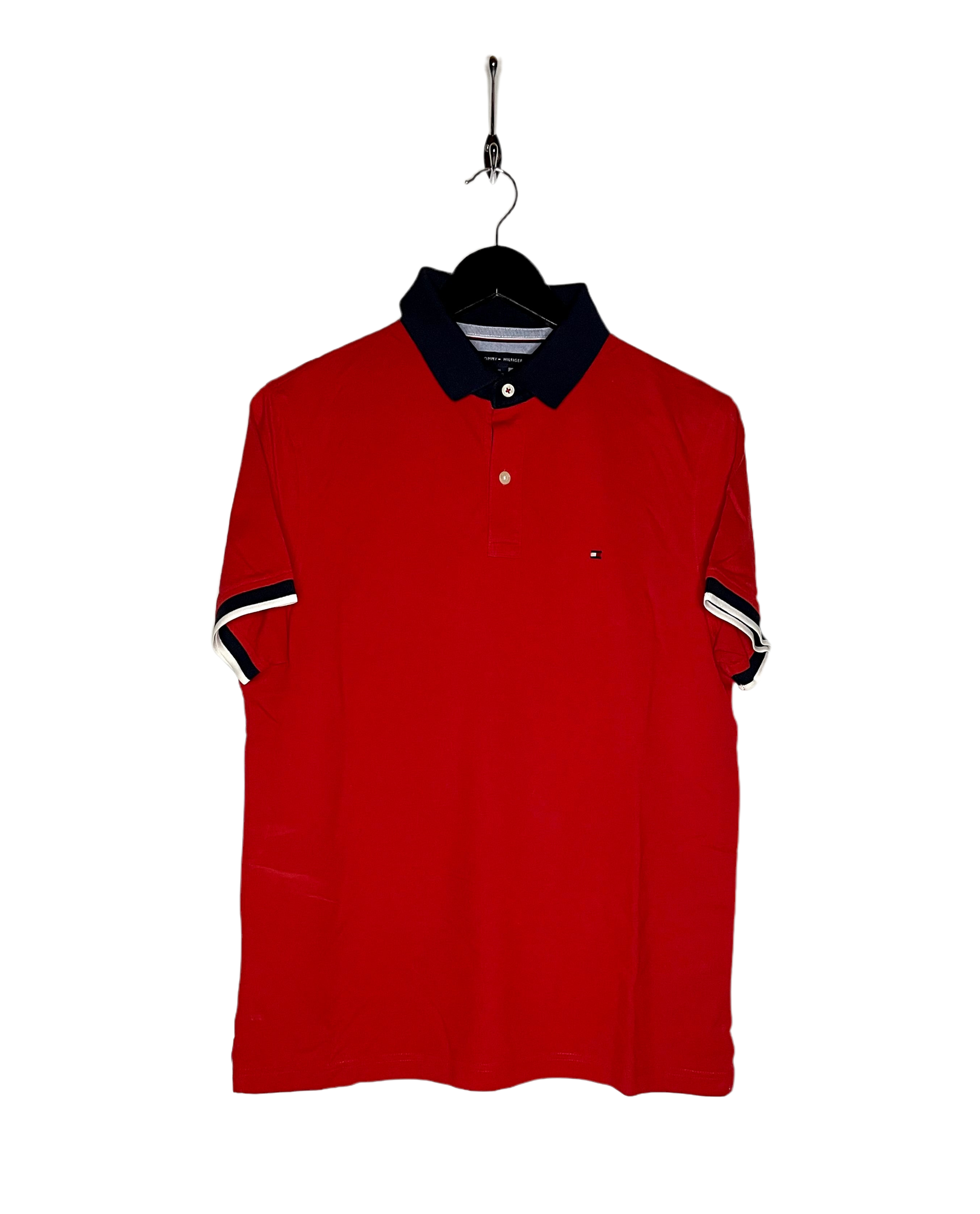 Tommy Hilfiger polo shirt red size M 