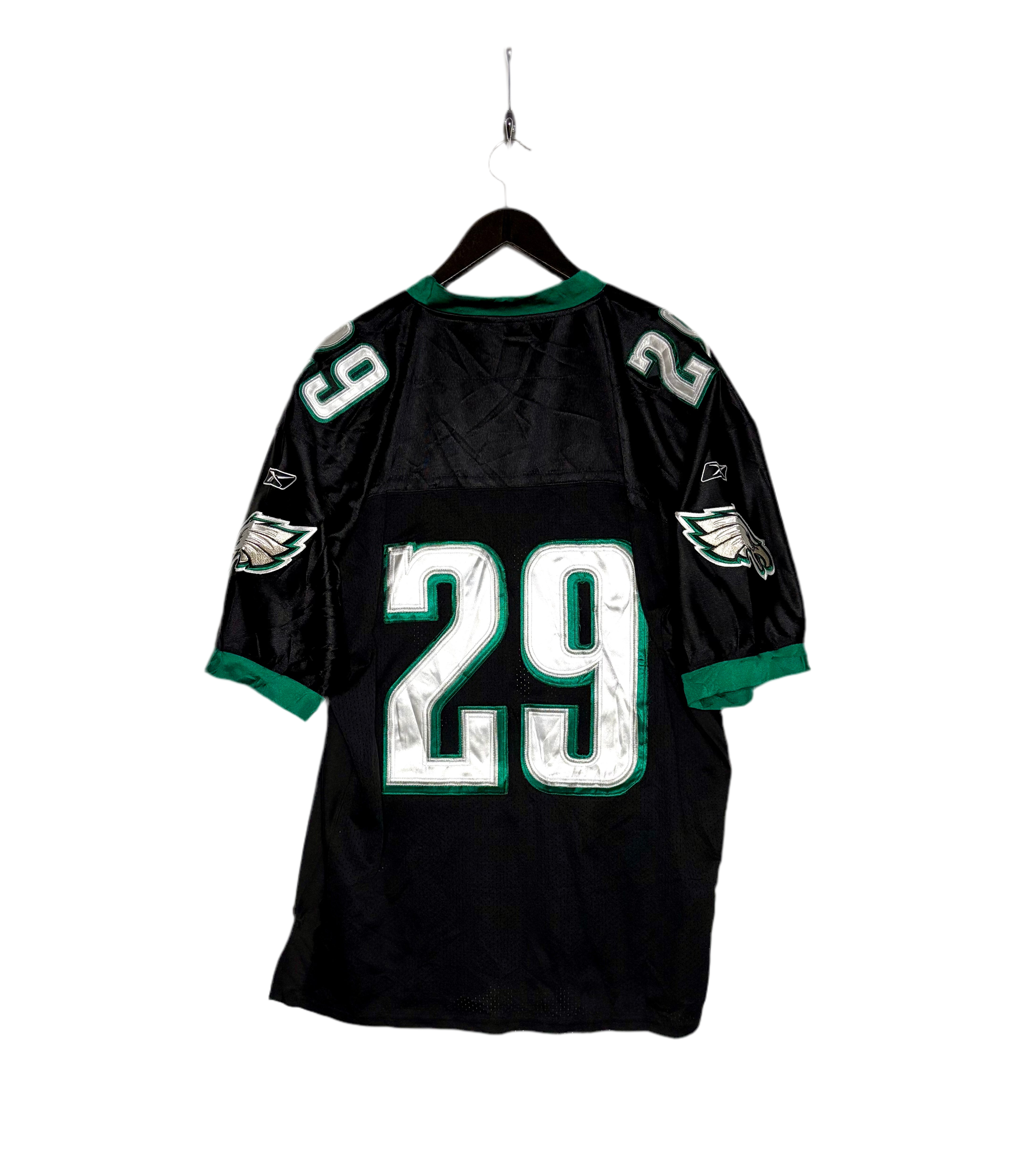 Reebok NFL Vintage Philadelphia Eagles Jersey #29 Schwarz Größe XL