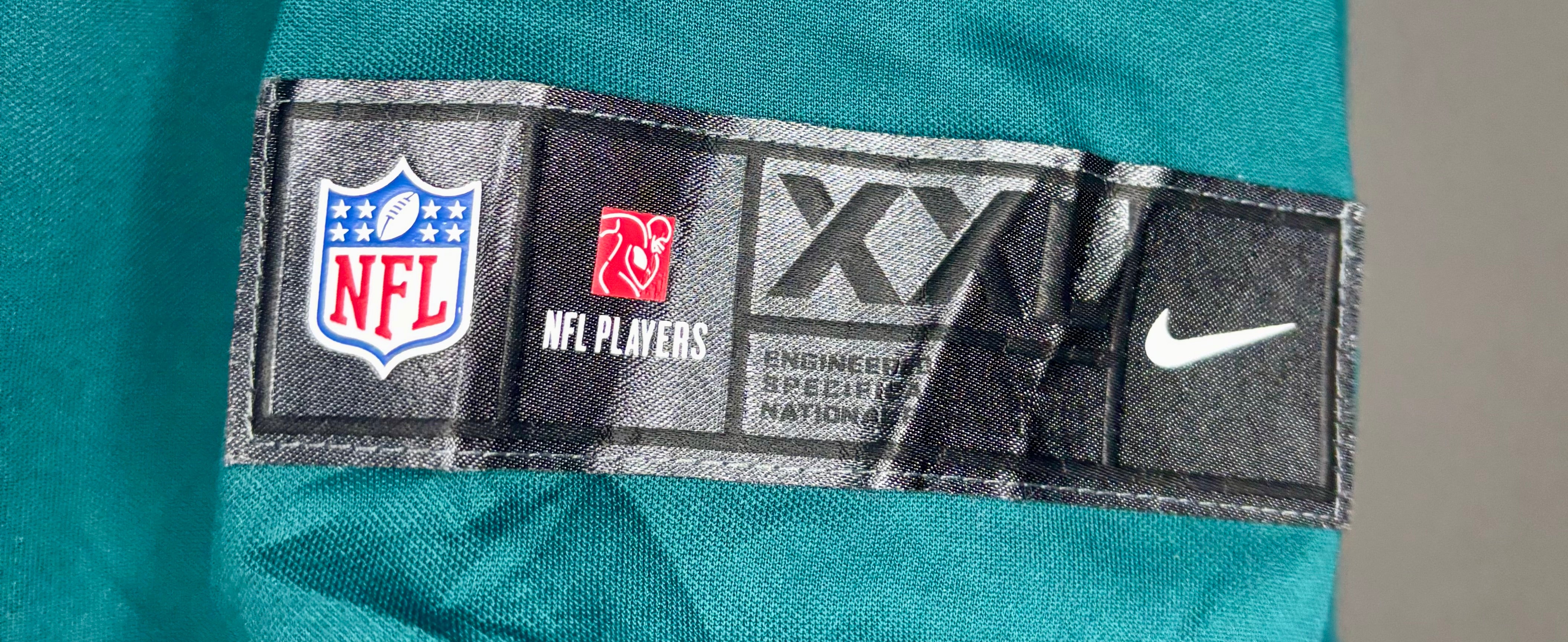 Nike NFL OnField Philadelphia Eagles Jersey #11 Carson Wentz Grün Größe XXL