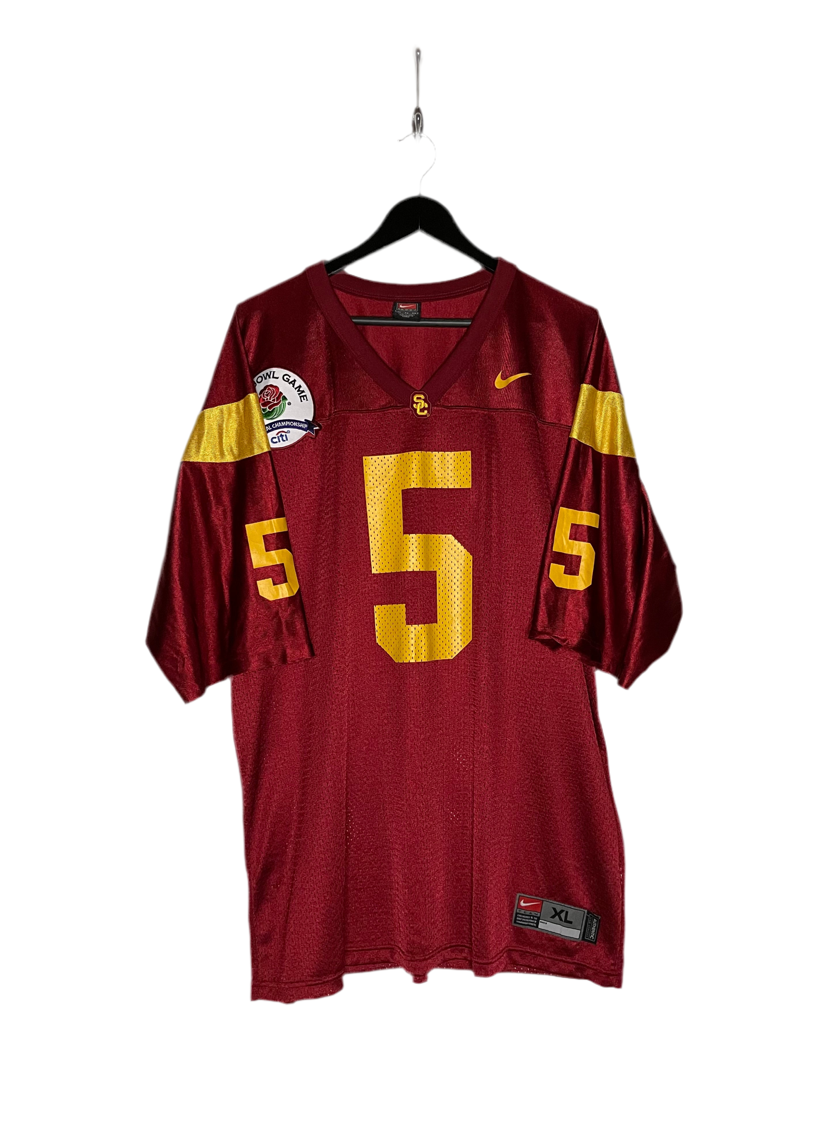 Nike Football Jersey USC Trojans #5 Rot Rosebowl Game Größe XL