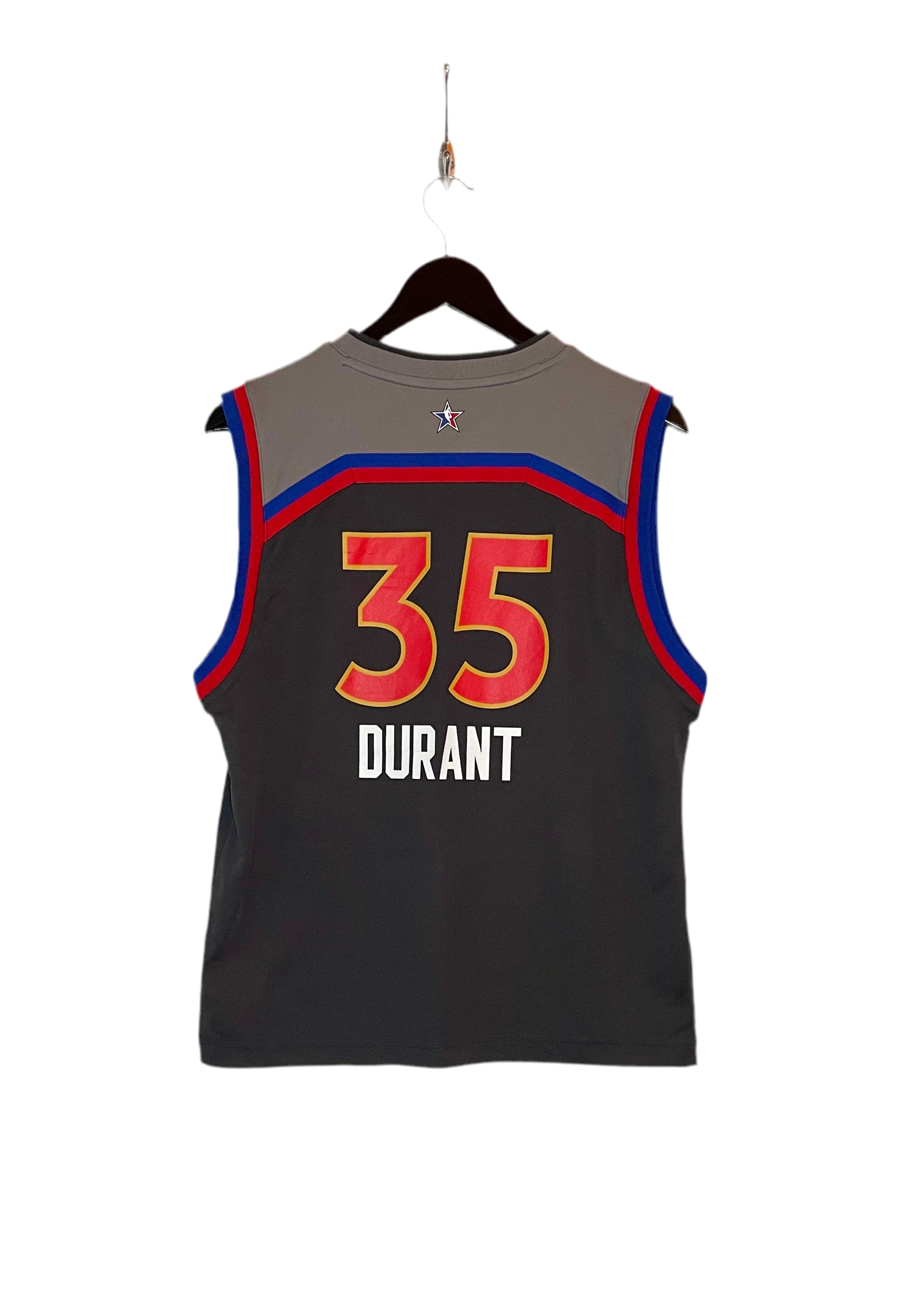 Adidas 2017 NBA All Star Jersey #35 Kevin Durant Schwarz Größe L Kids