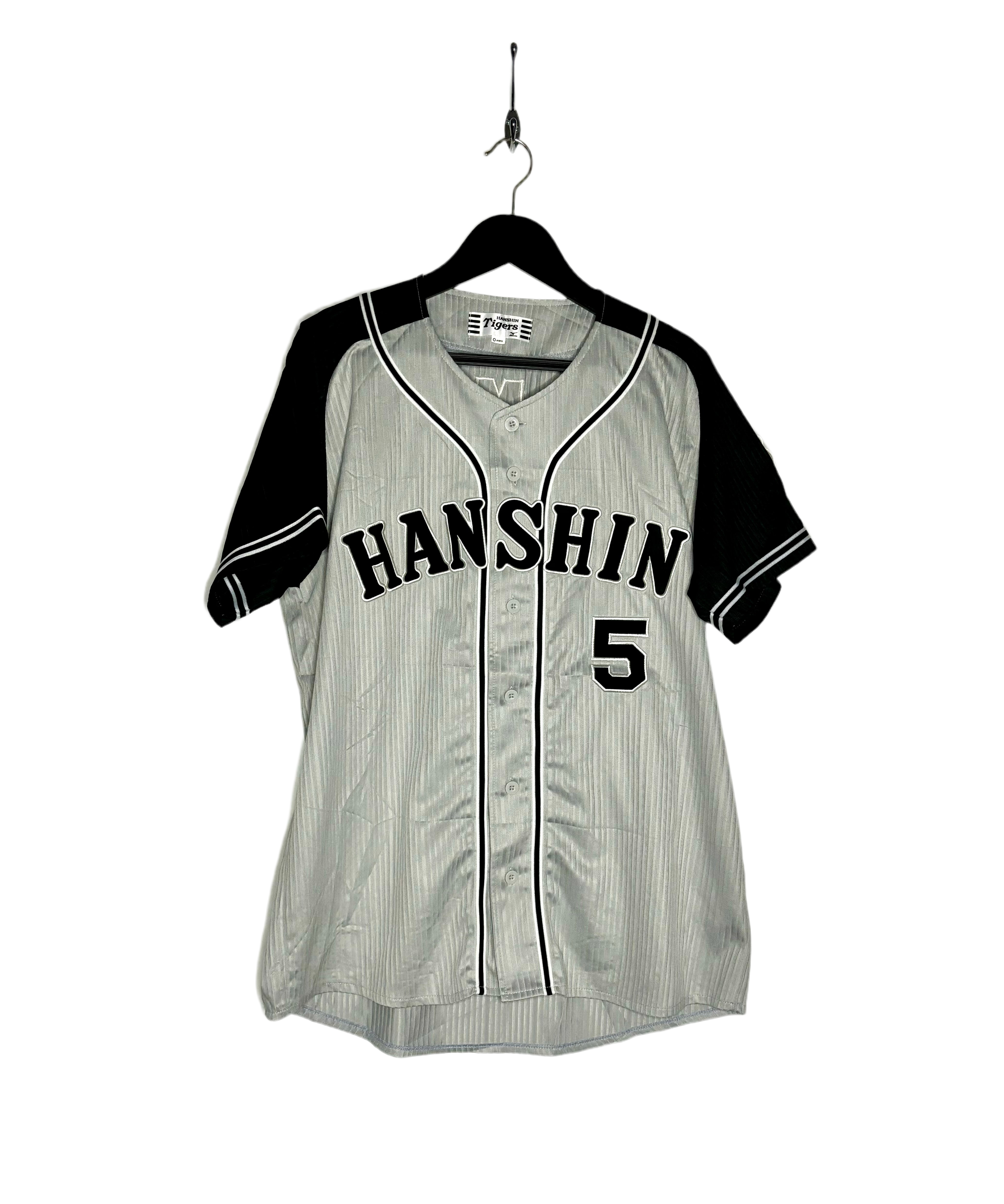 Hanshin Tigers Baseball Jersey #5 Gomez Grau Größe M