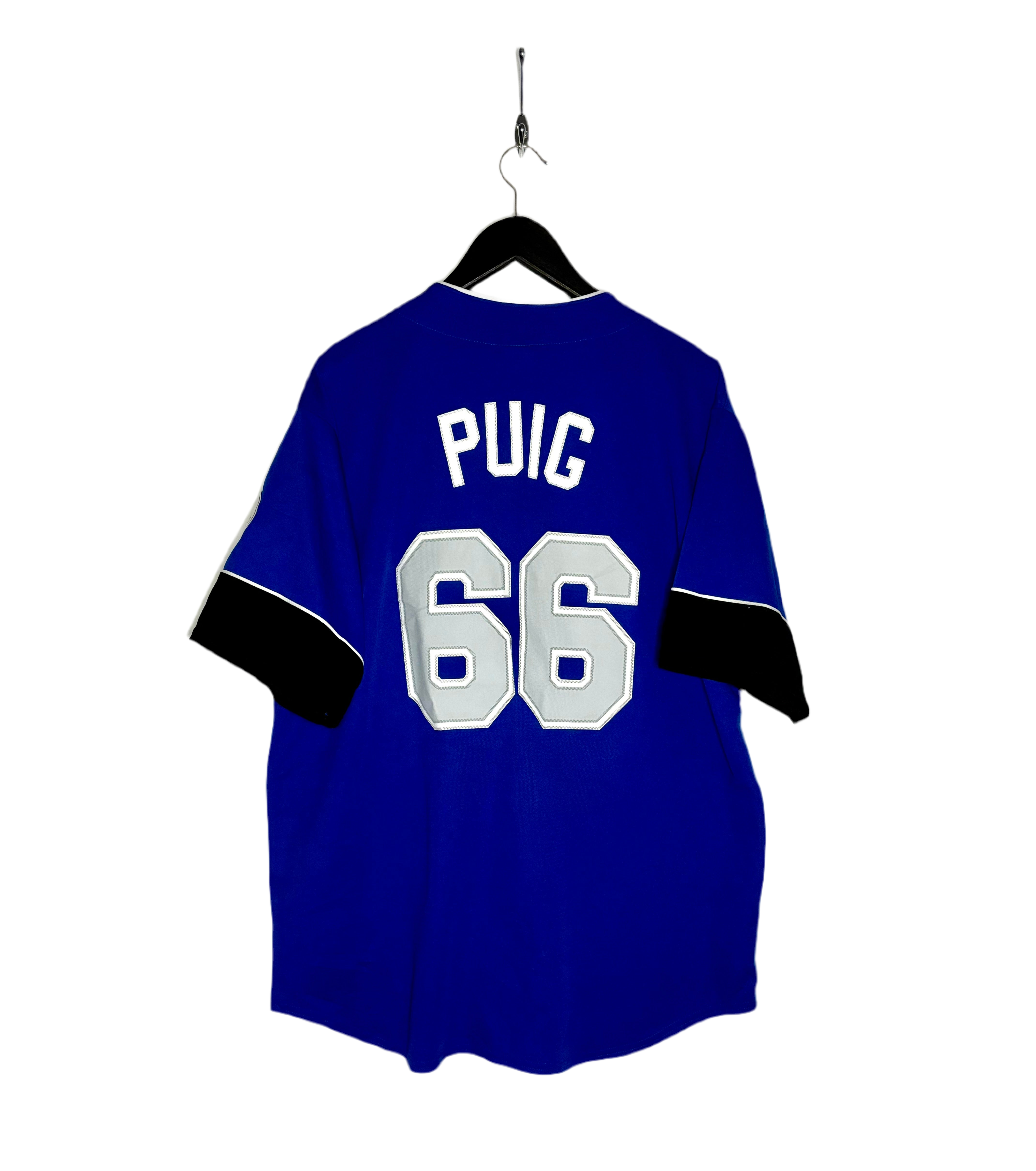 MLB Los Angeles Dodgers Jersey #66 Yasiel Puig Blau Größe XL