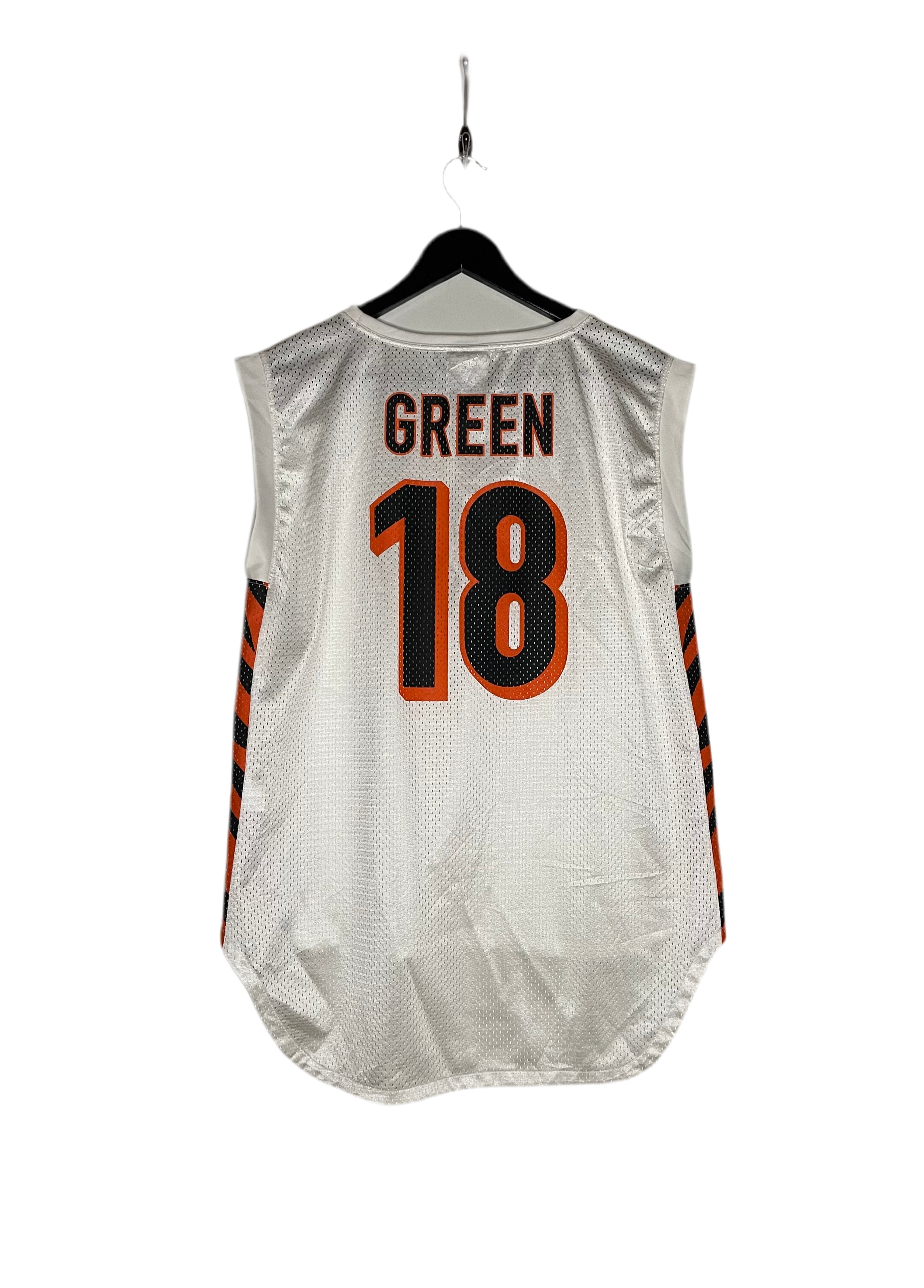 Nike Tanktop Cincinnati Bengals #18 A.J. Green Weiß Größe L