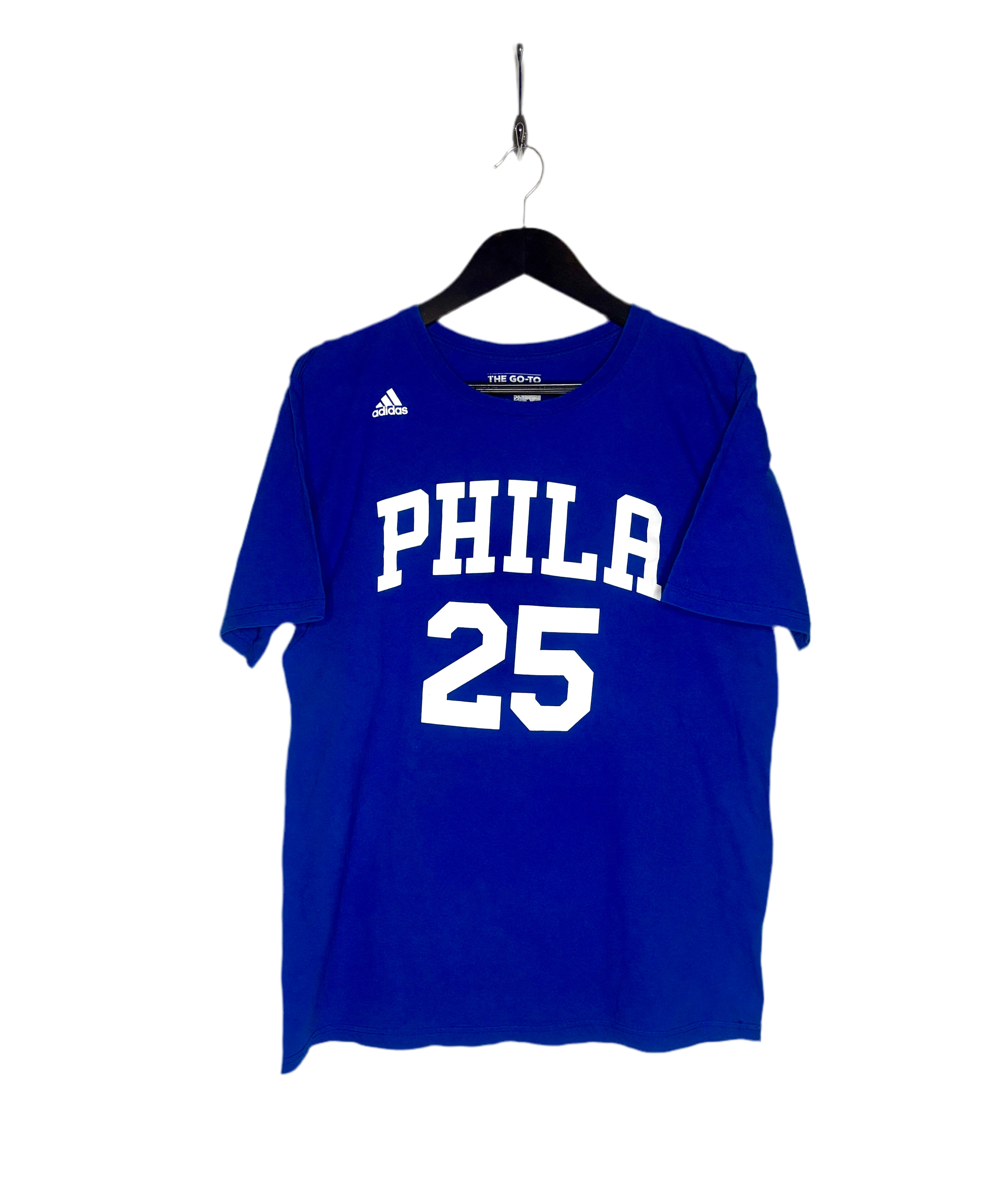 Adidas NBA Philadelphia 76ers T-Shirt #25 Ben Simmons Blau Größe L