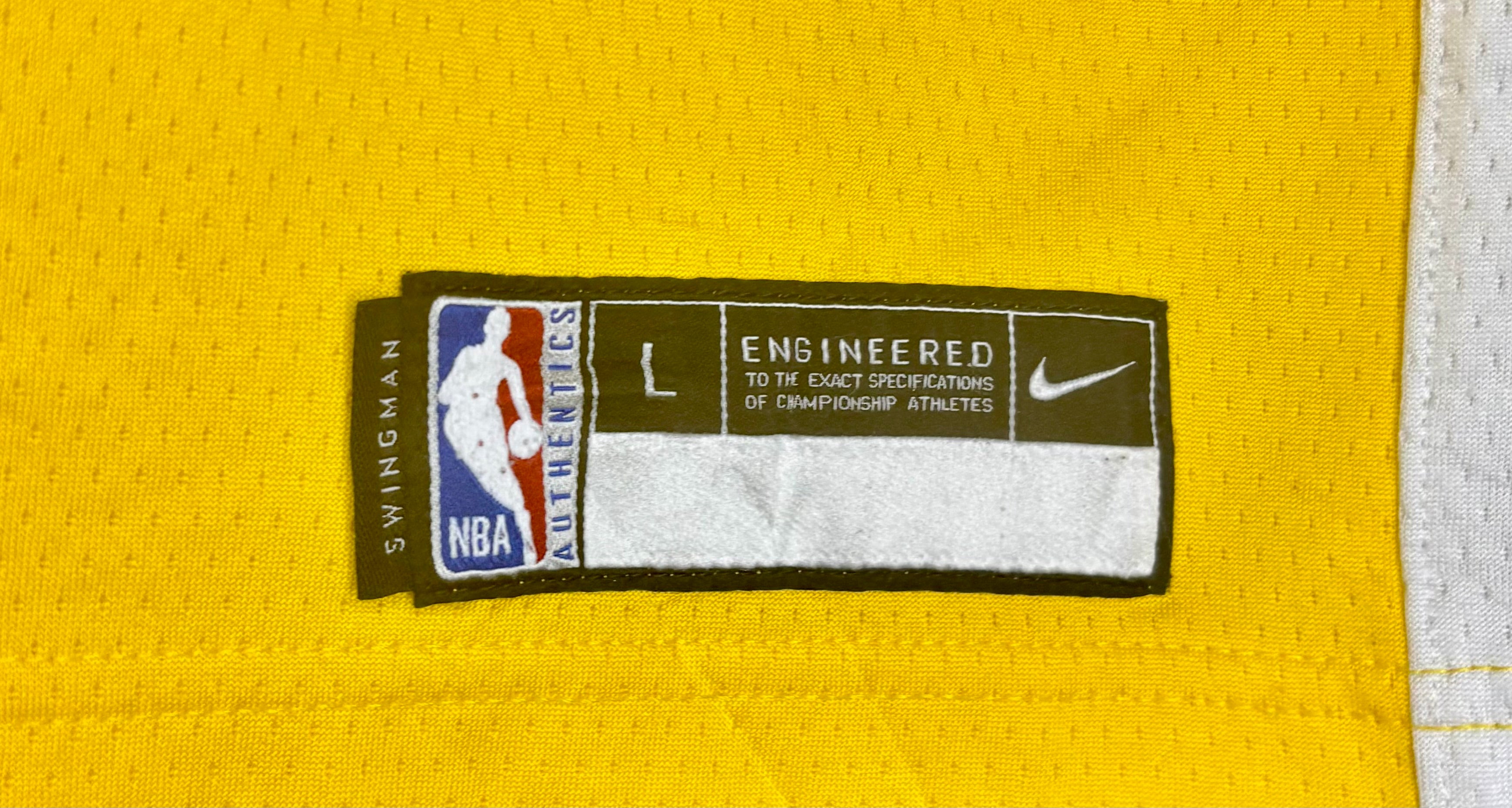 Nike NBA Golden State Warriors Jersey #30 Steph Curry Gelb Größe L Kinder