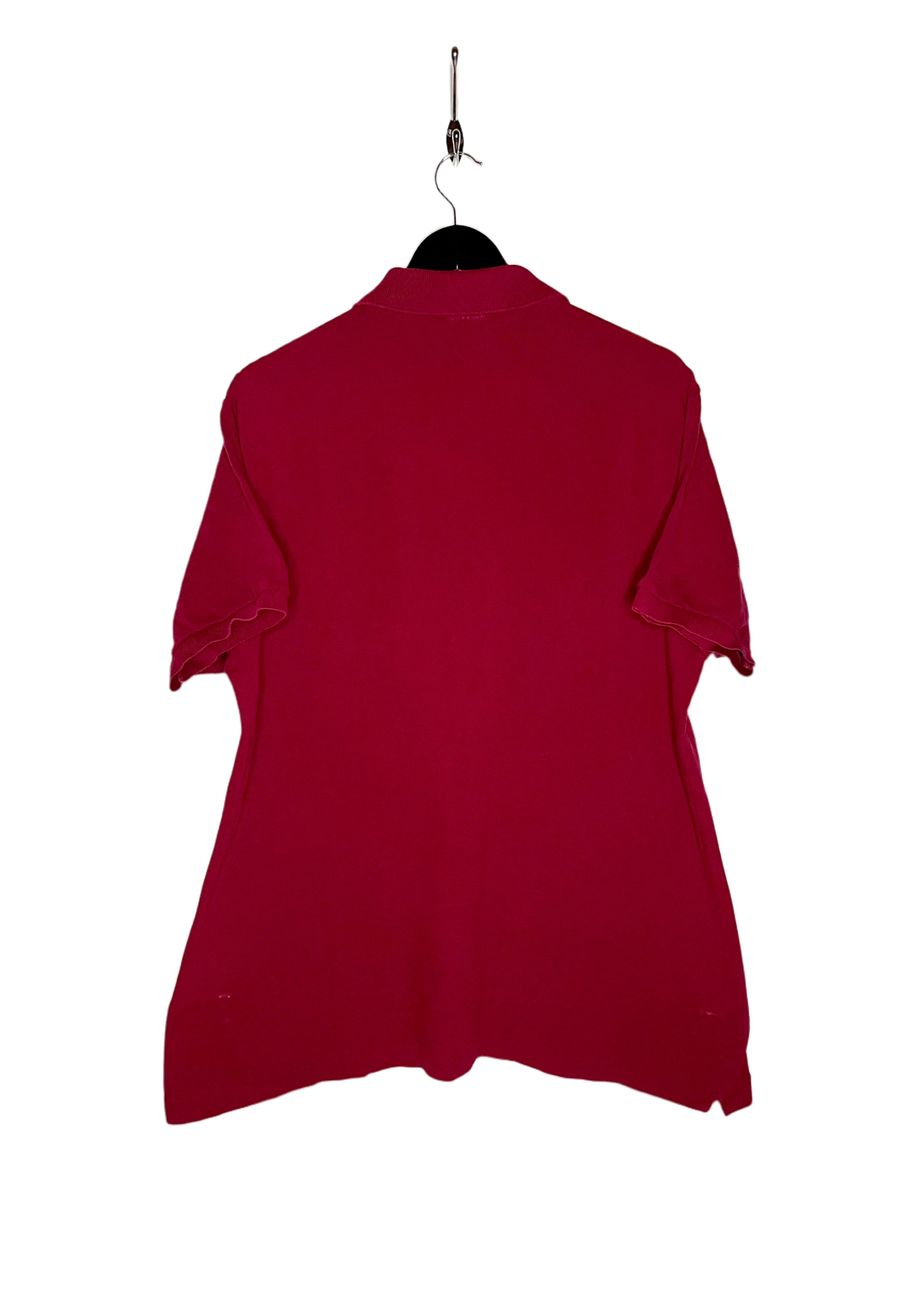 Polo Lacoste rojo oscuro talla 2XL 