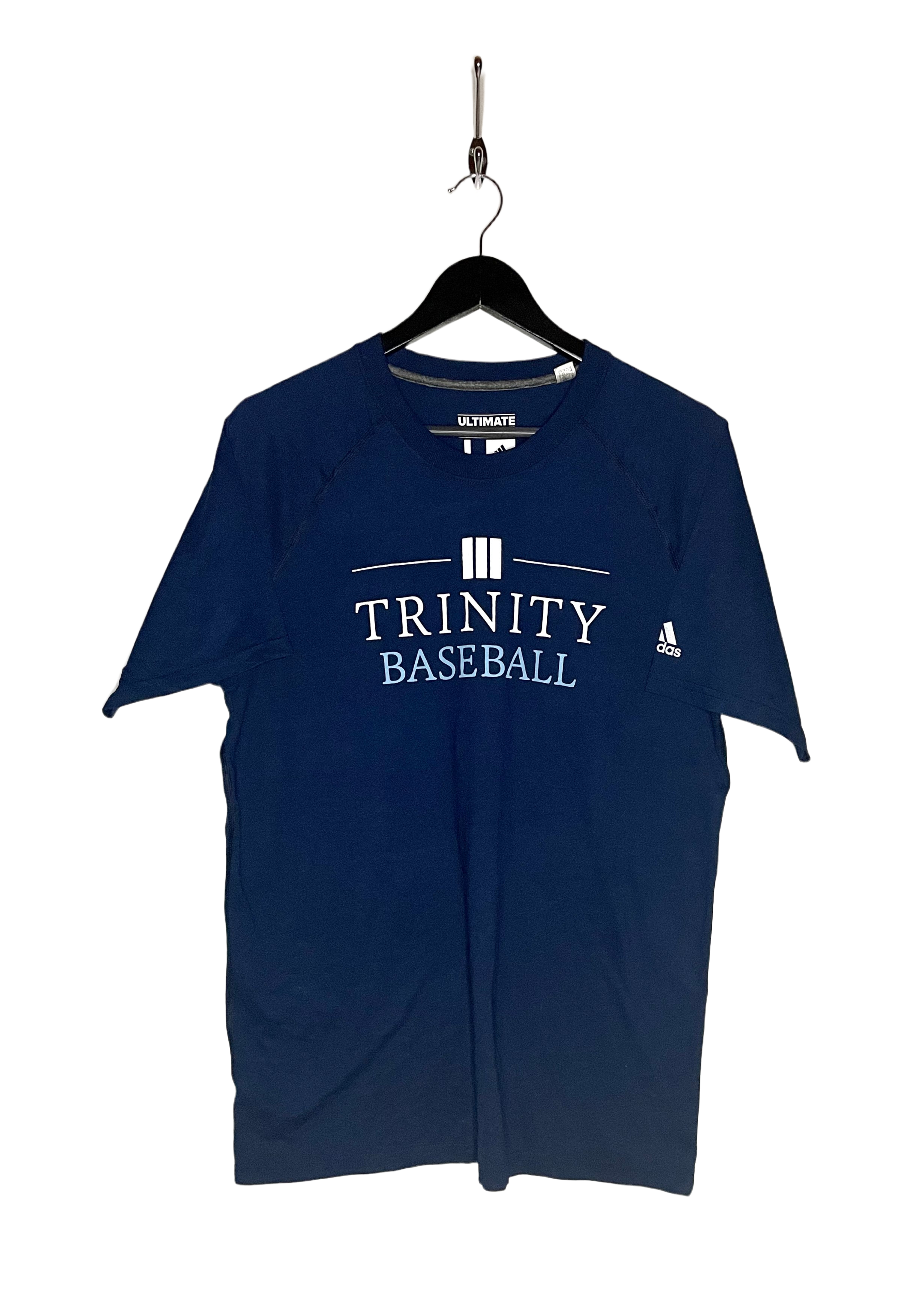 Adidas T-Shirt Trinity Baseball Blau Größe L