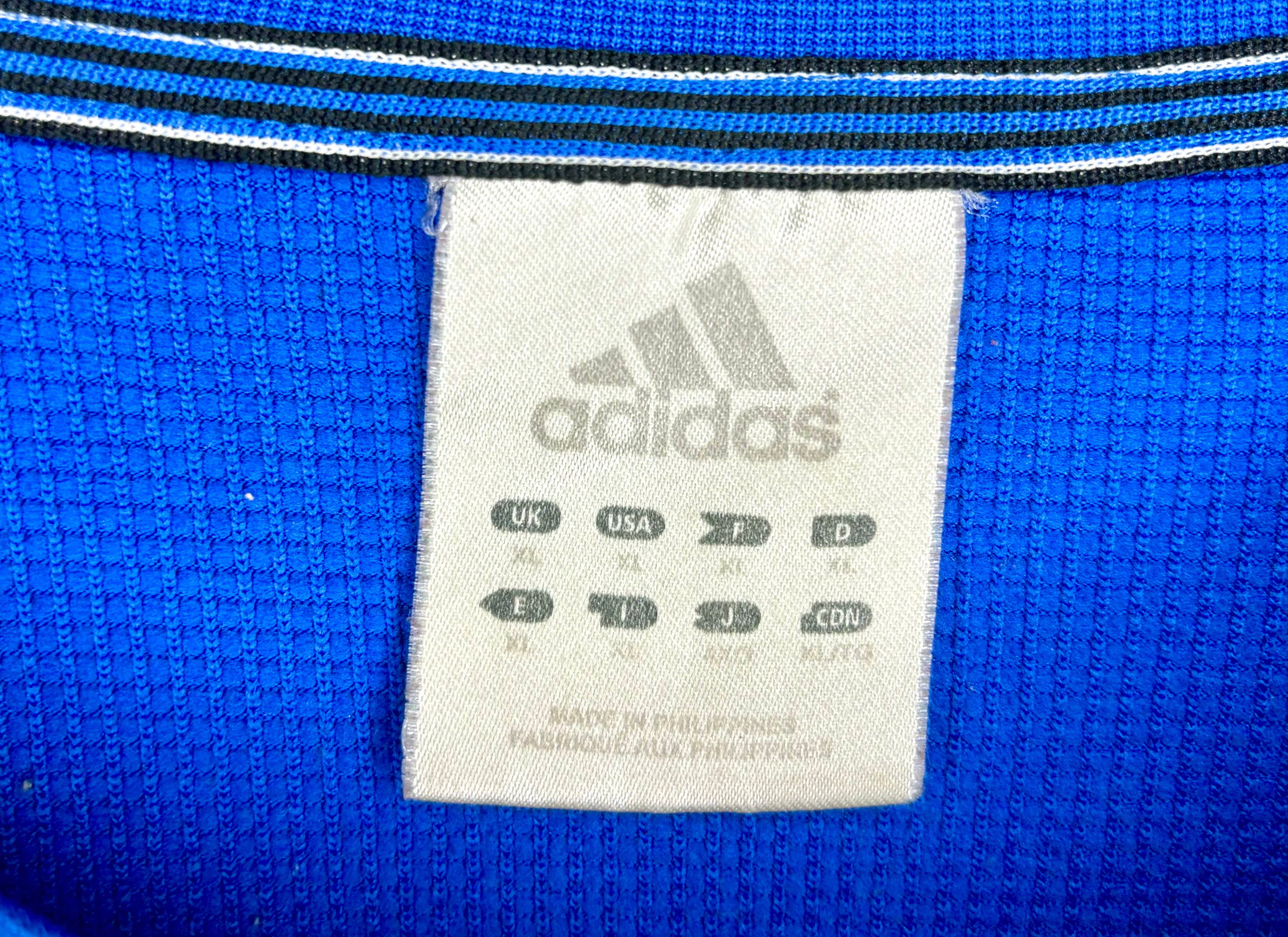 Adidas Vintage T-Shirt Blau Größe XL