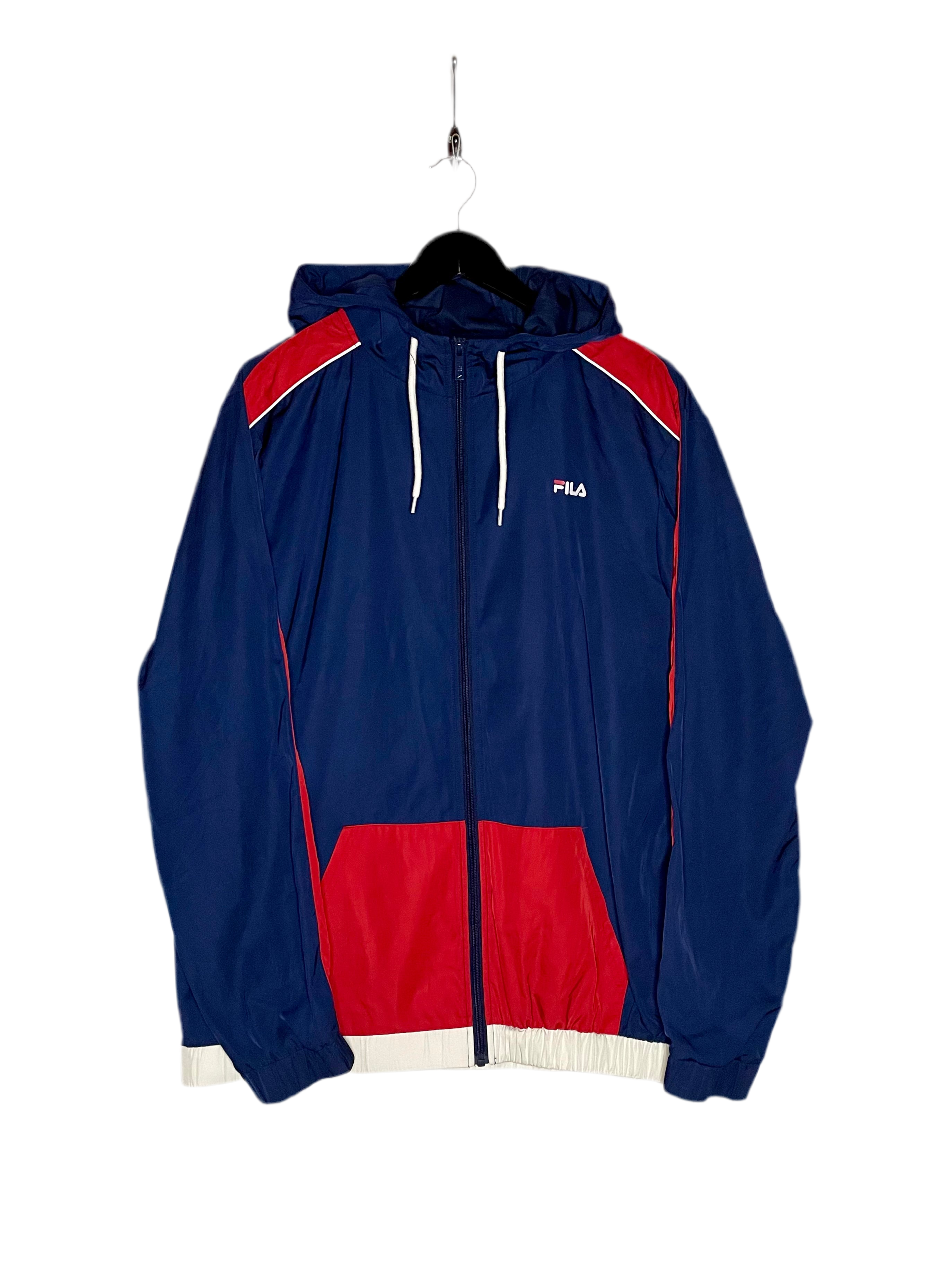 FILA Regenjacke Blau/Rot Größe L