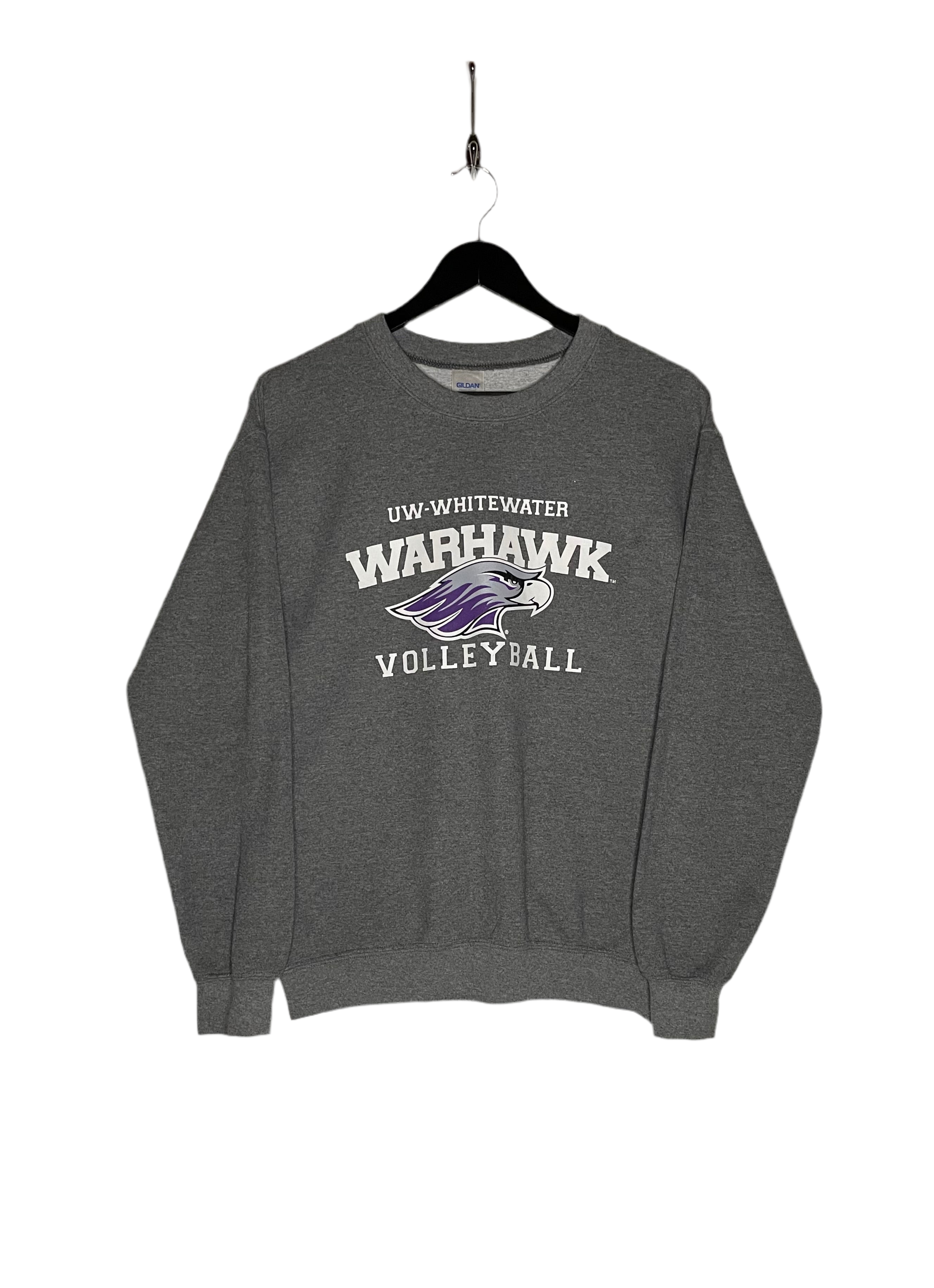 Gildan Sweater Louisiana Warhawk Volleyball Grau Größe S