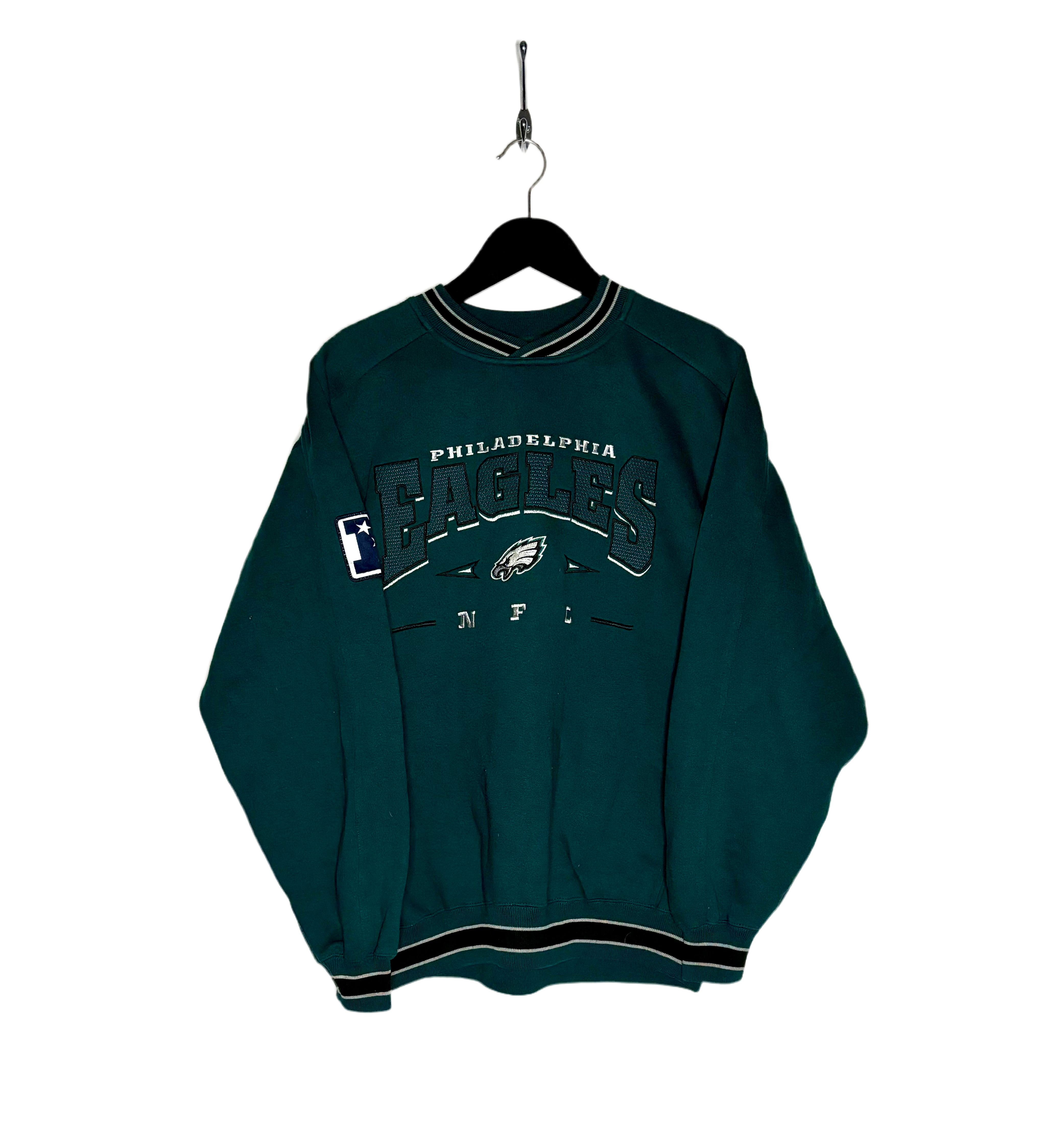 Lee Sport Vintage NFL Philadelphia Eagles Sweater Grün Größe L