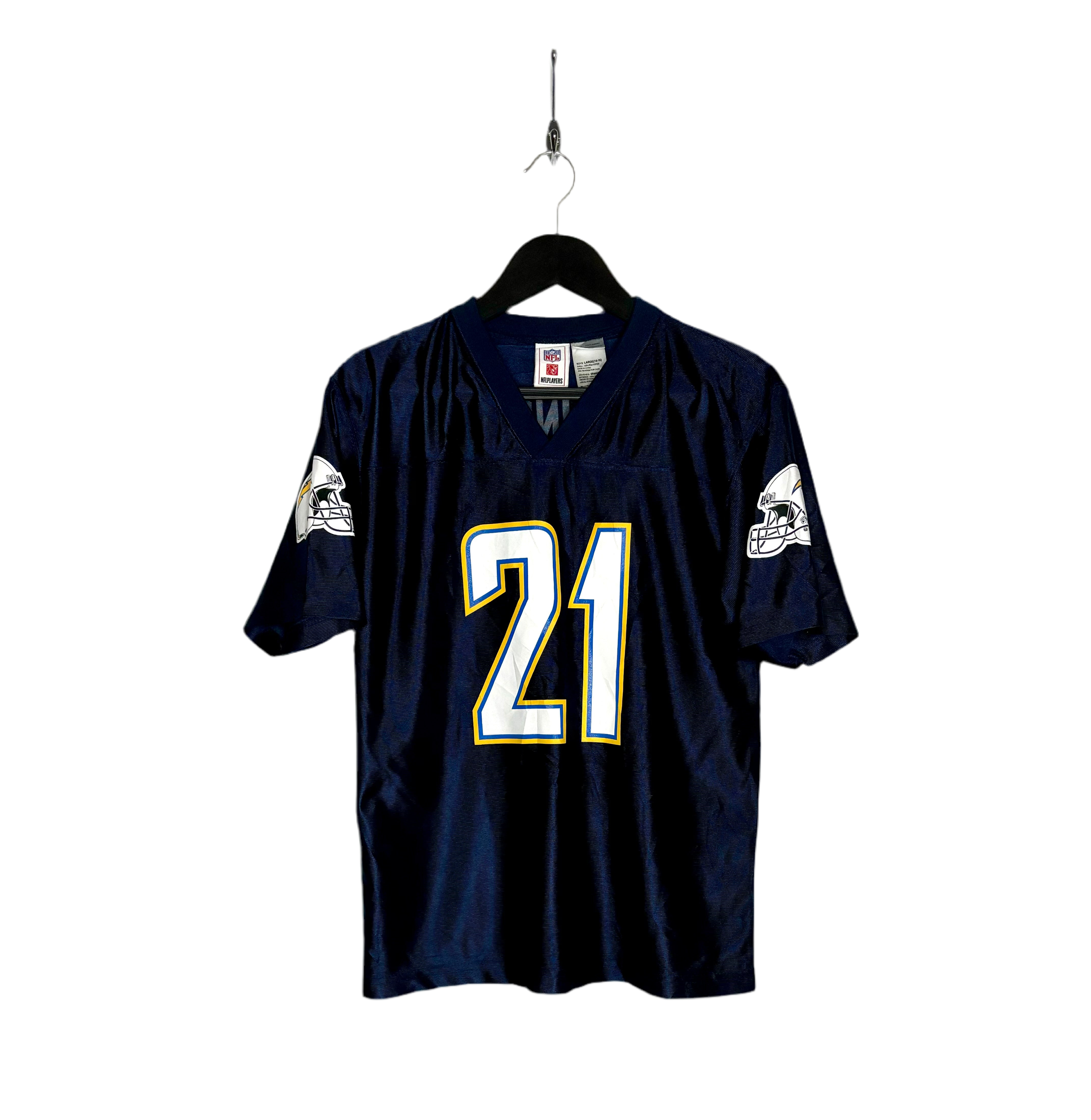 NFL Vintage Seattle Seahawks #21 LaDainian Tomlinson Blau Größe L Kinder