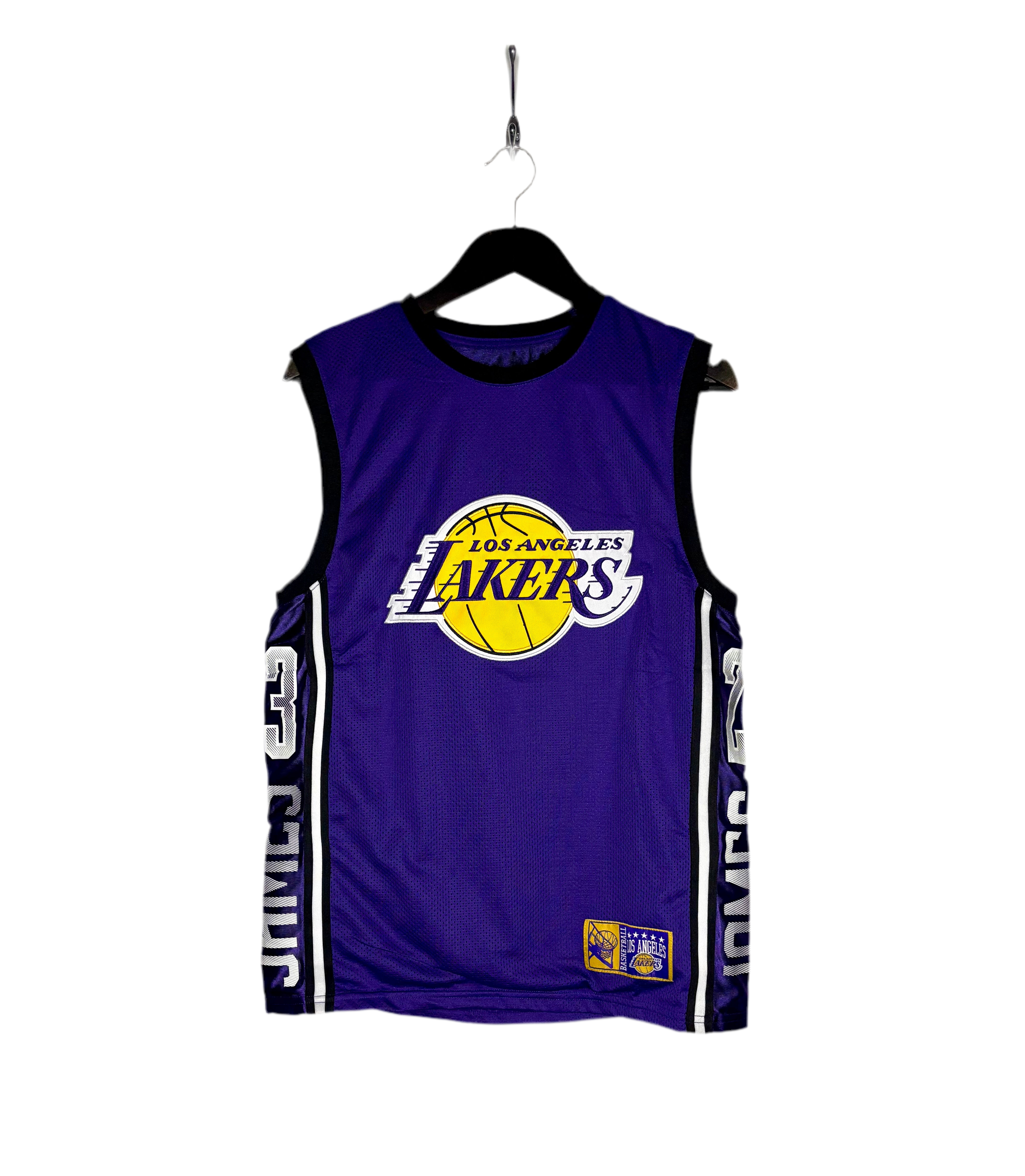 NBA LA Lakers Jersey #23 LeBron James Lila Größe M