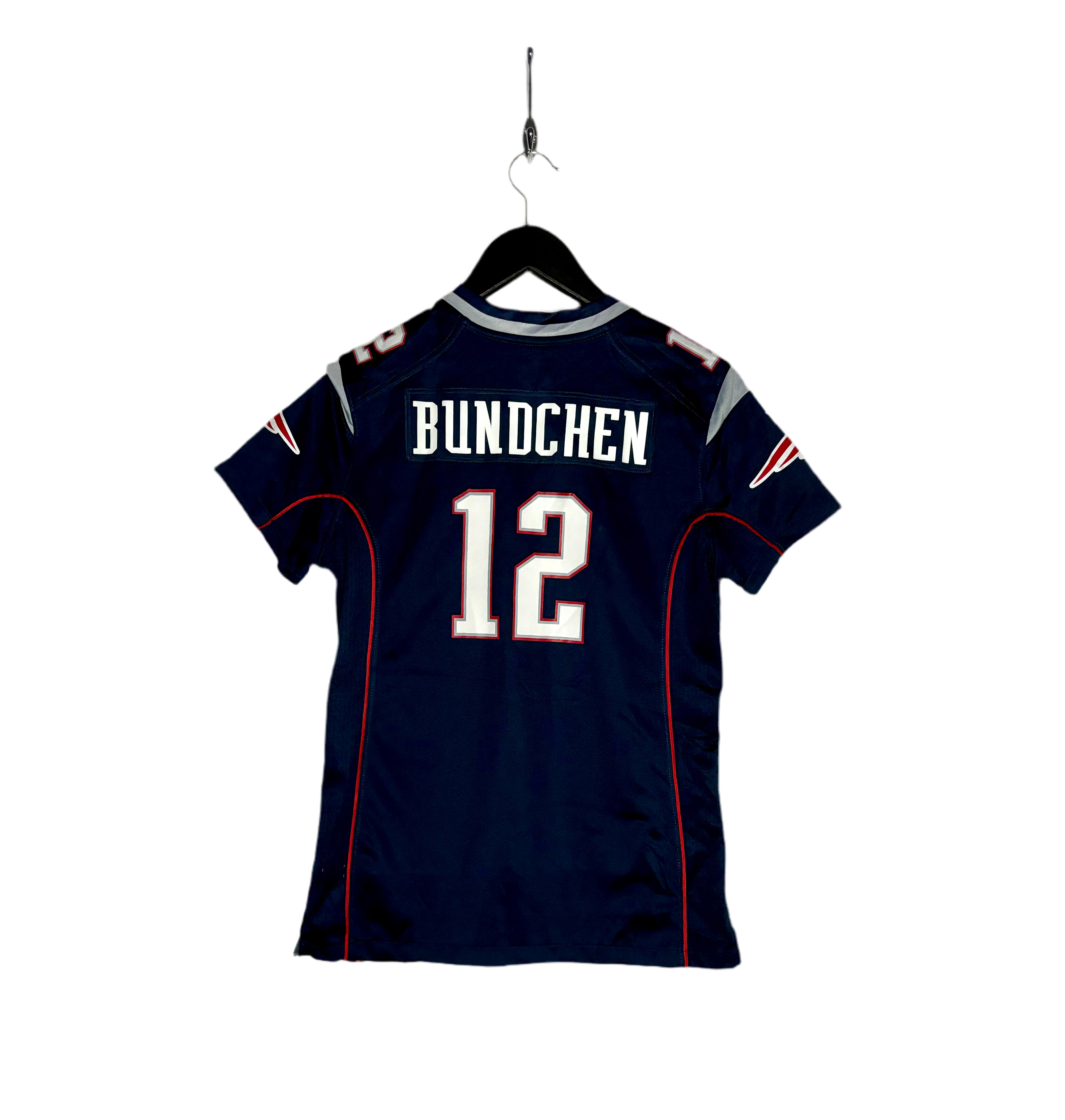 Nike NFL New England Patriots Jersey #12 Gisele Bundchen Blau Größe S