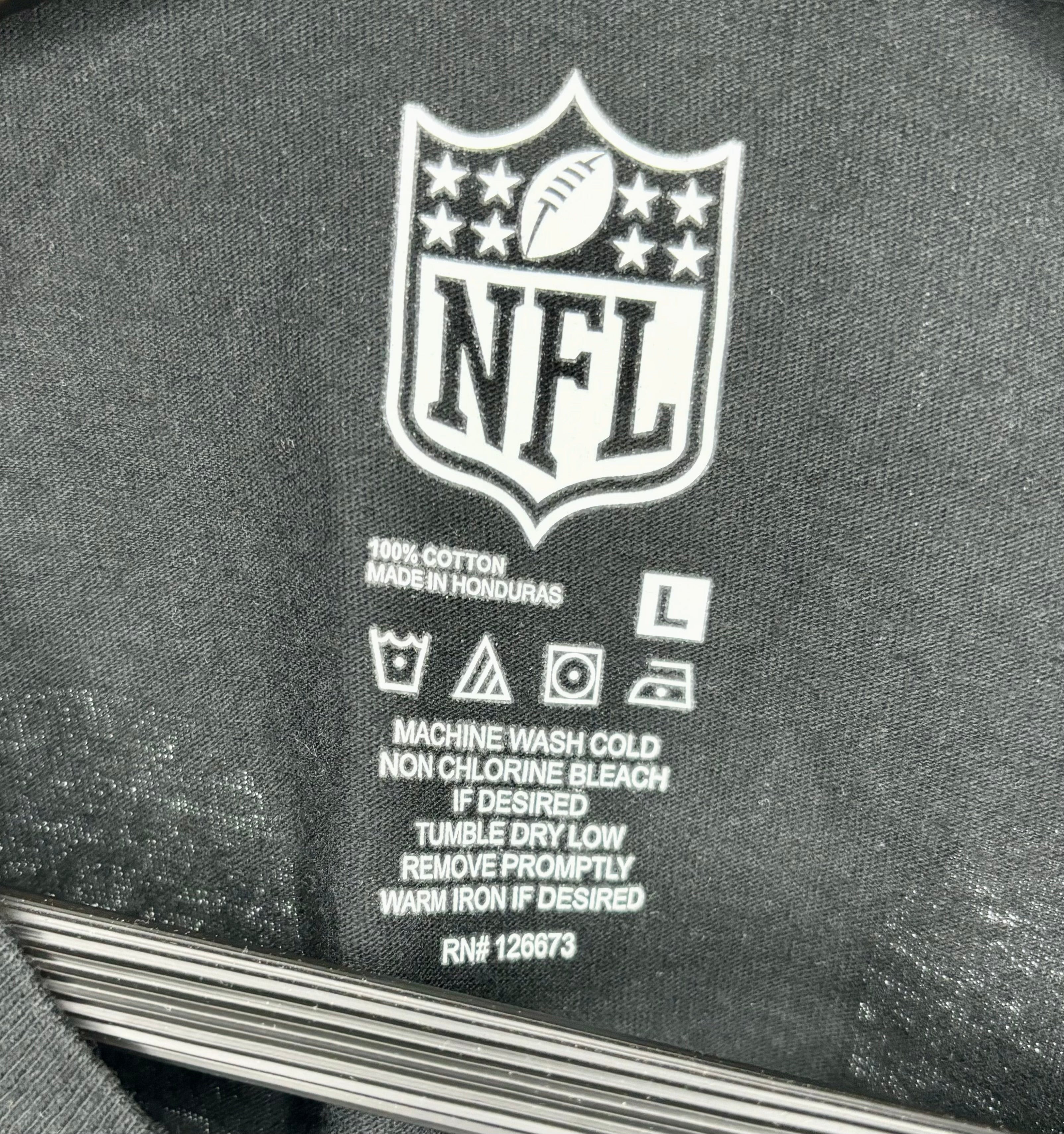 NFL Indianapolis Colts Football T-Shirt Schwarz Größe L Neu