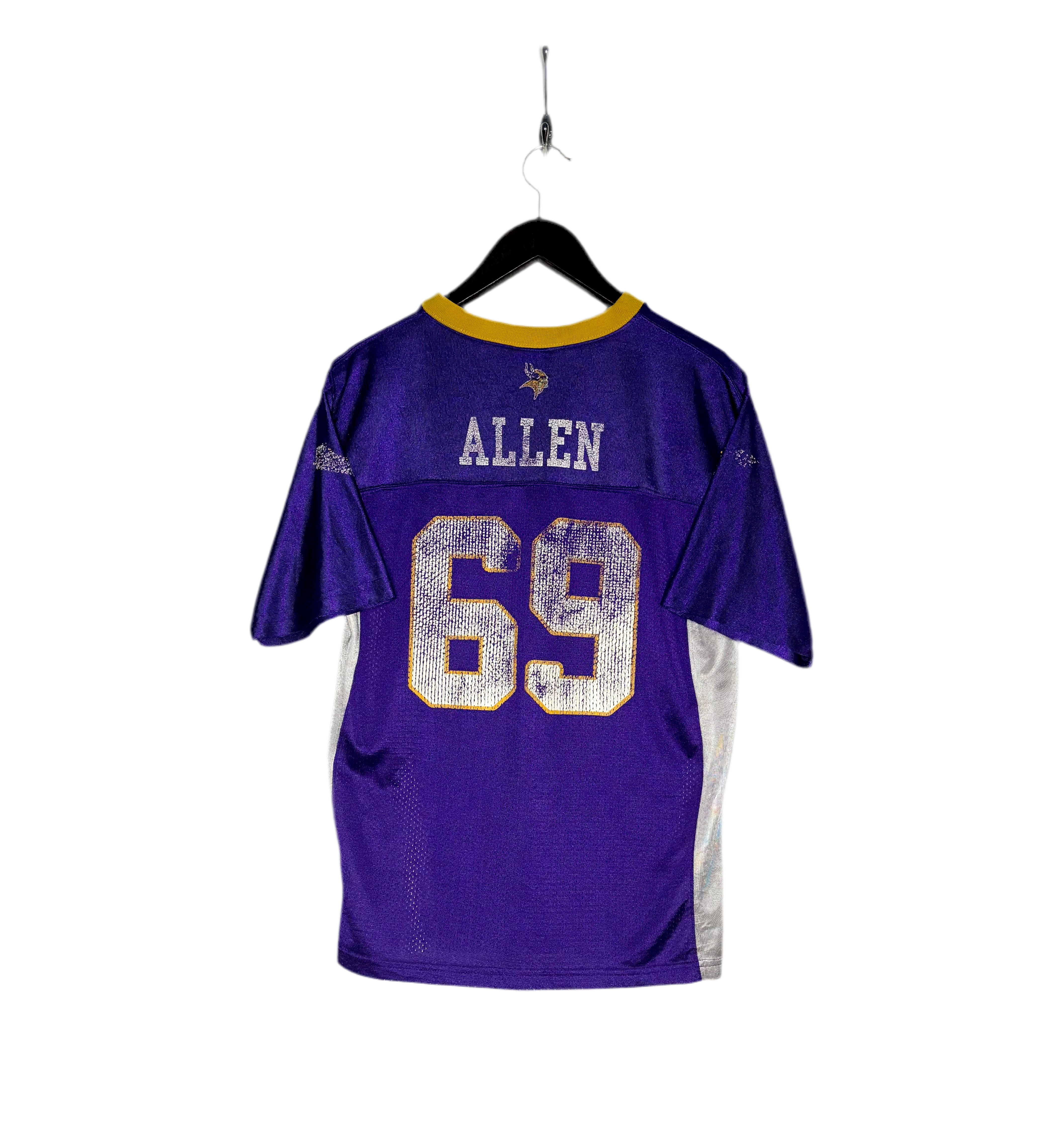 NFL Vintage Jersey Minnesota Vikings #69 Jared Allen Lila Größe XL Kinder