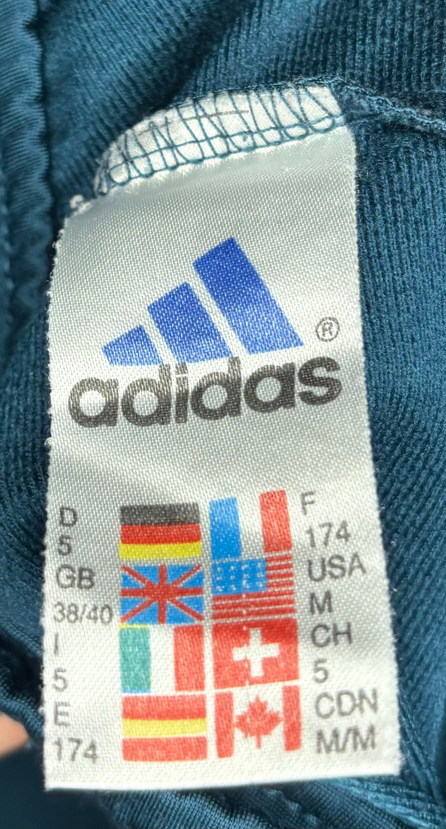 Adidas Vintage Trainingshose Blau Größe M