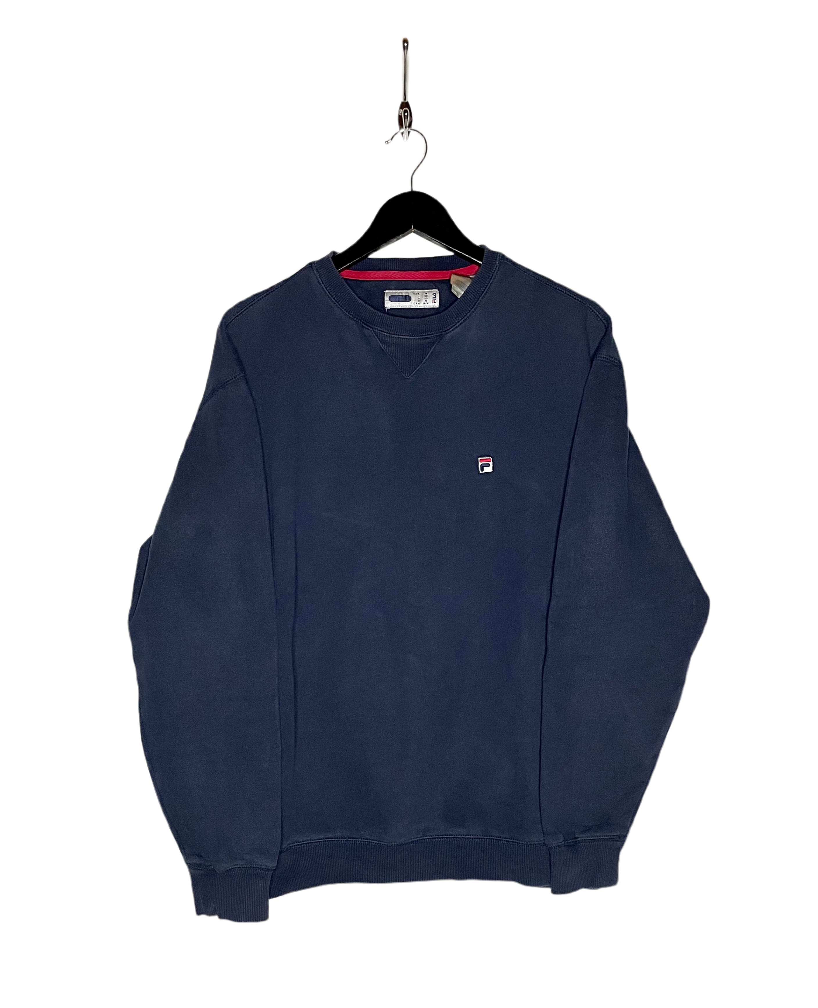 FILA Vintage Sweater Blau Größe M