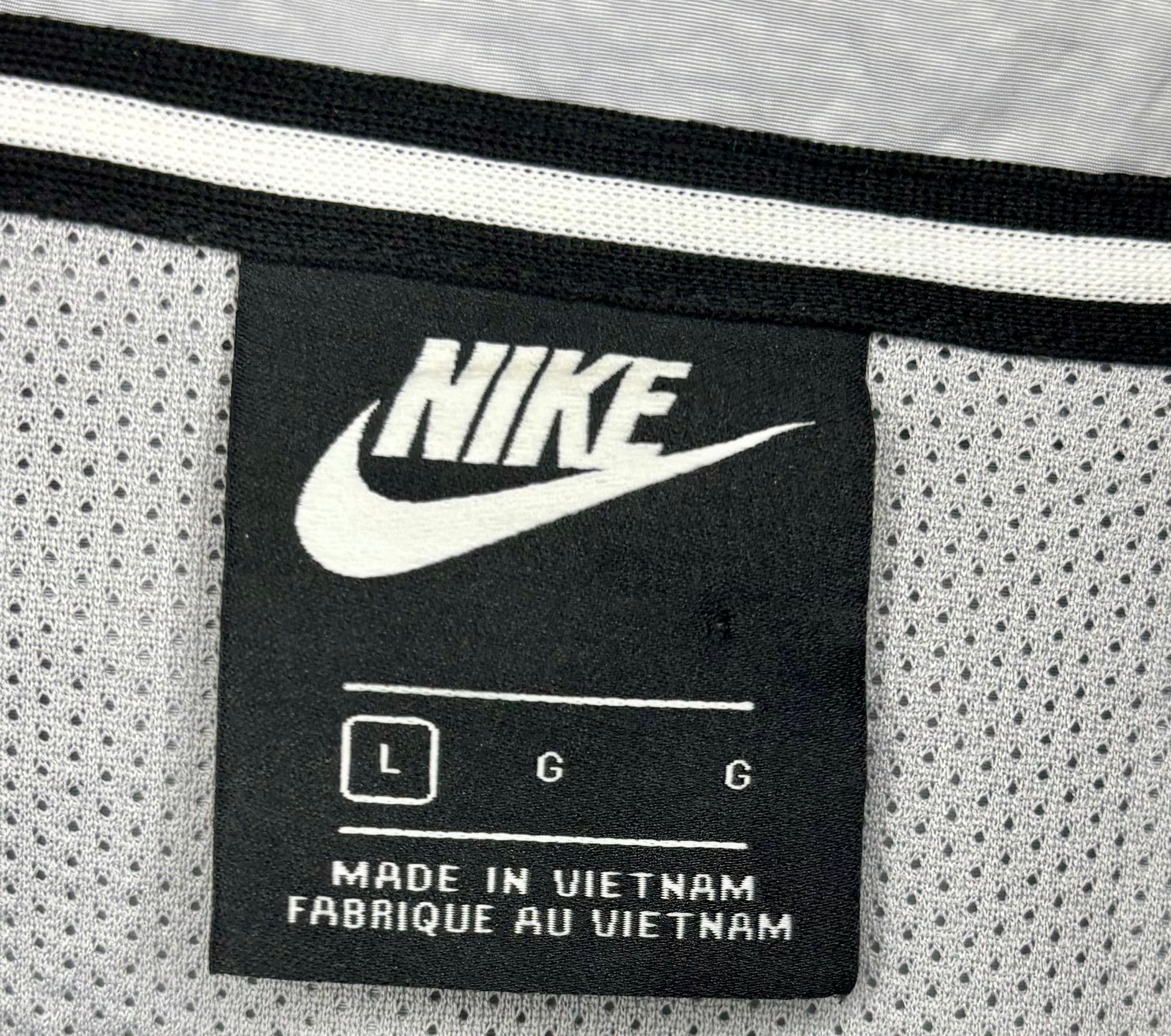 Nike Vintage Windbreaker Jacke Grau Größe L