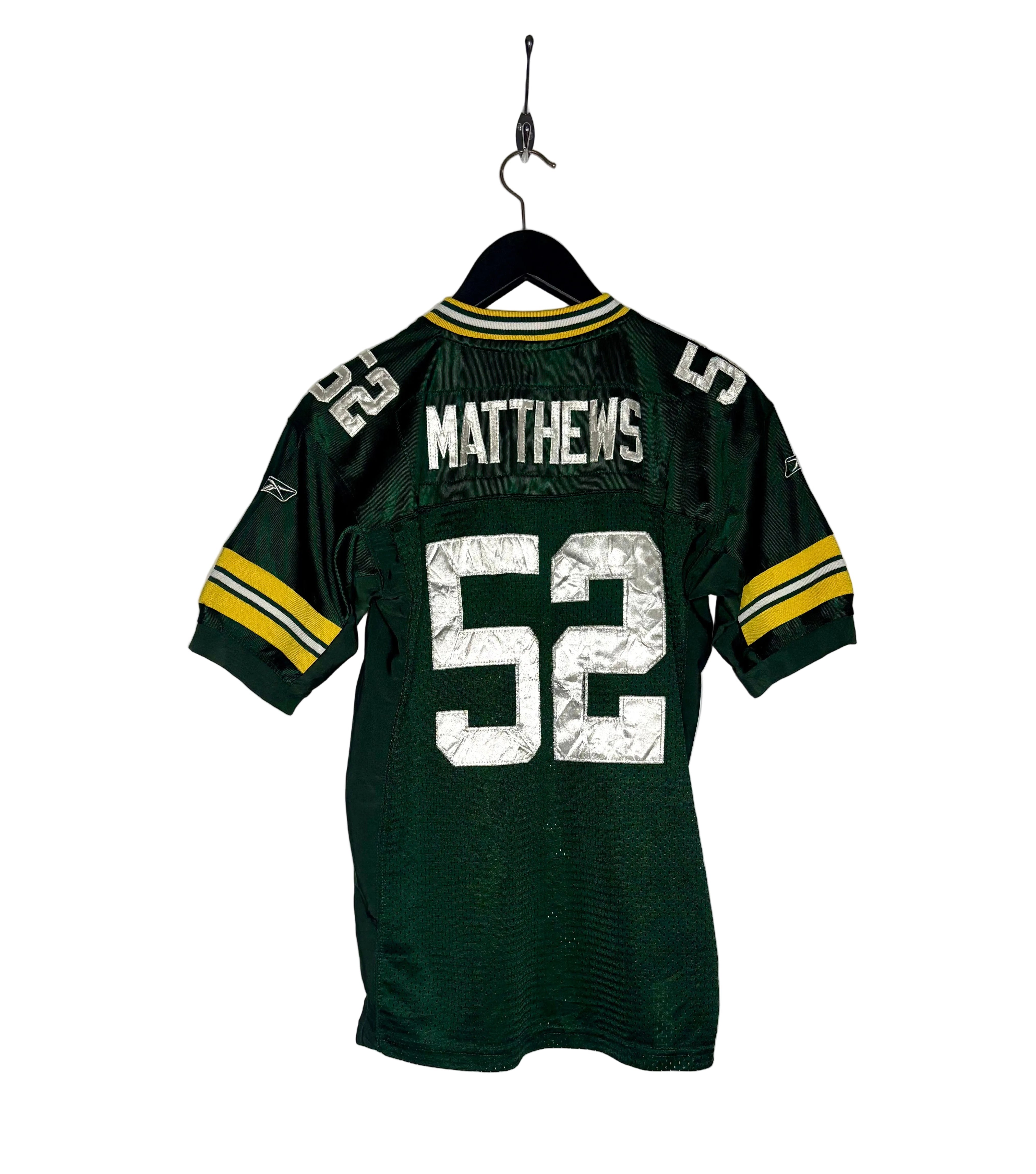 Reebok OnField Green Bay Packers Jersey #52 Clay Matthews Grün Größe XL Kinder