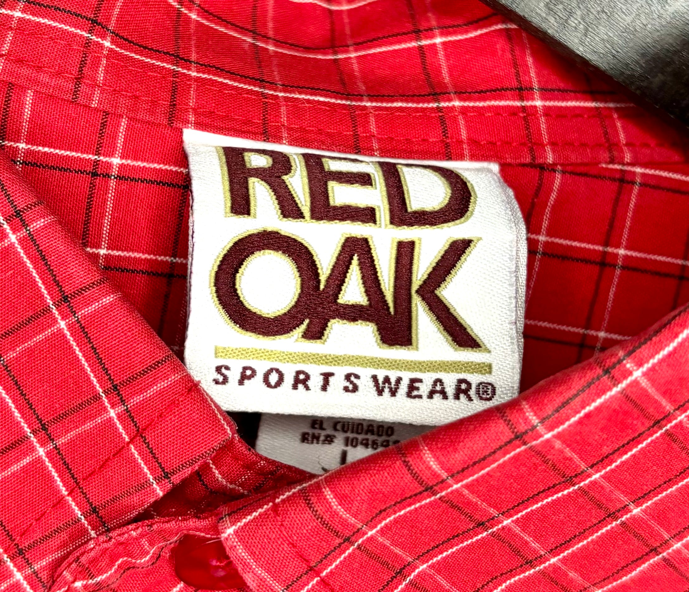 Red Oak Vintage Ohio State Hemd Rot Größe L