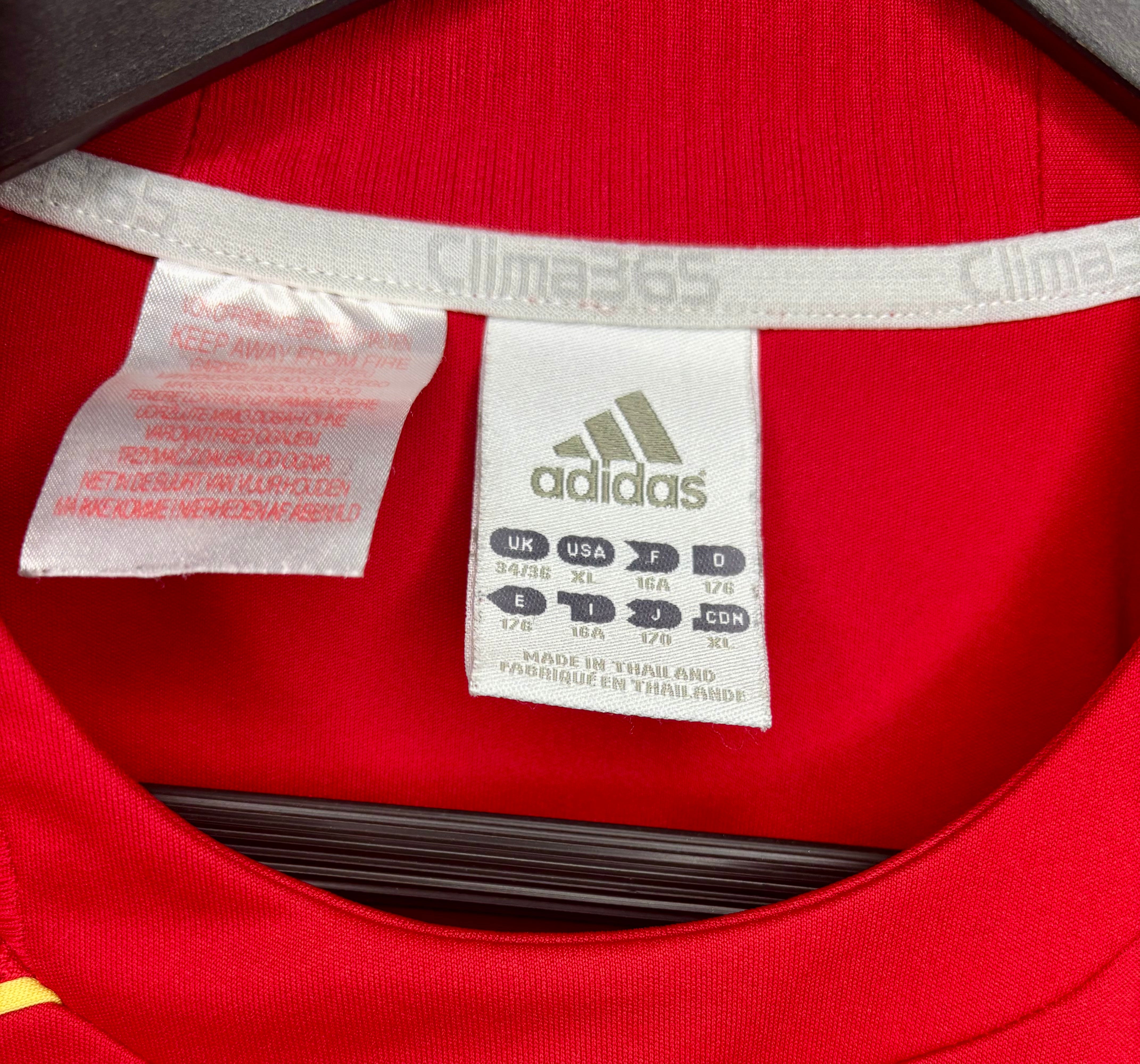 Adidas Spanien Trikot #9 Fernando Torres Rot Größe XL