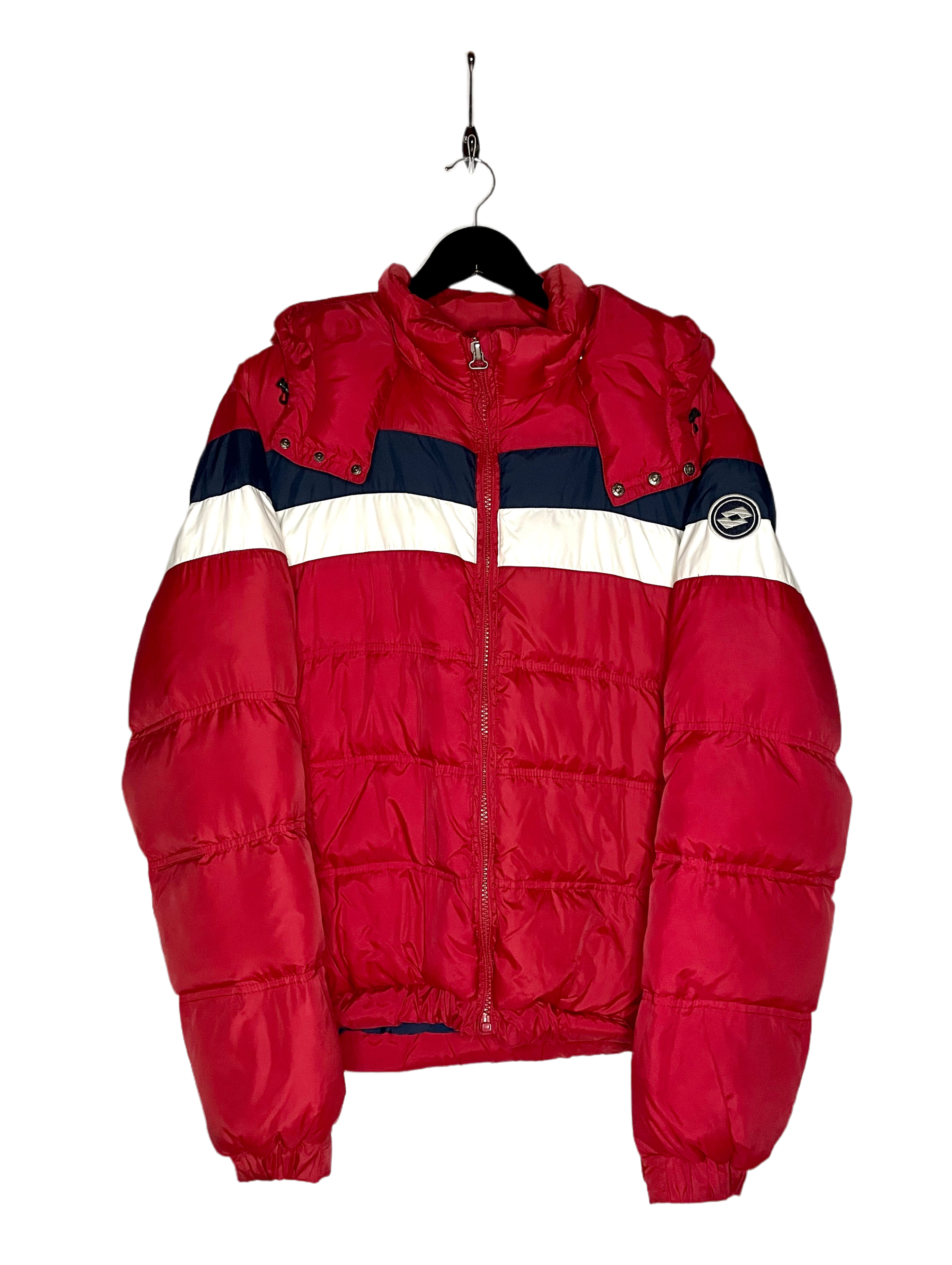 Lotto Winterjacke Rot/Blau/Weiß Größe L