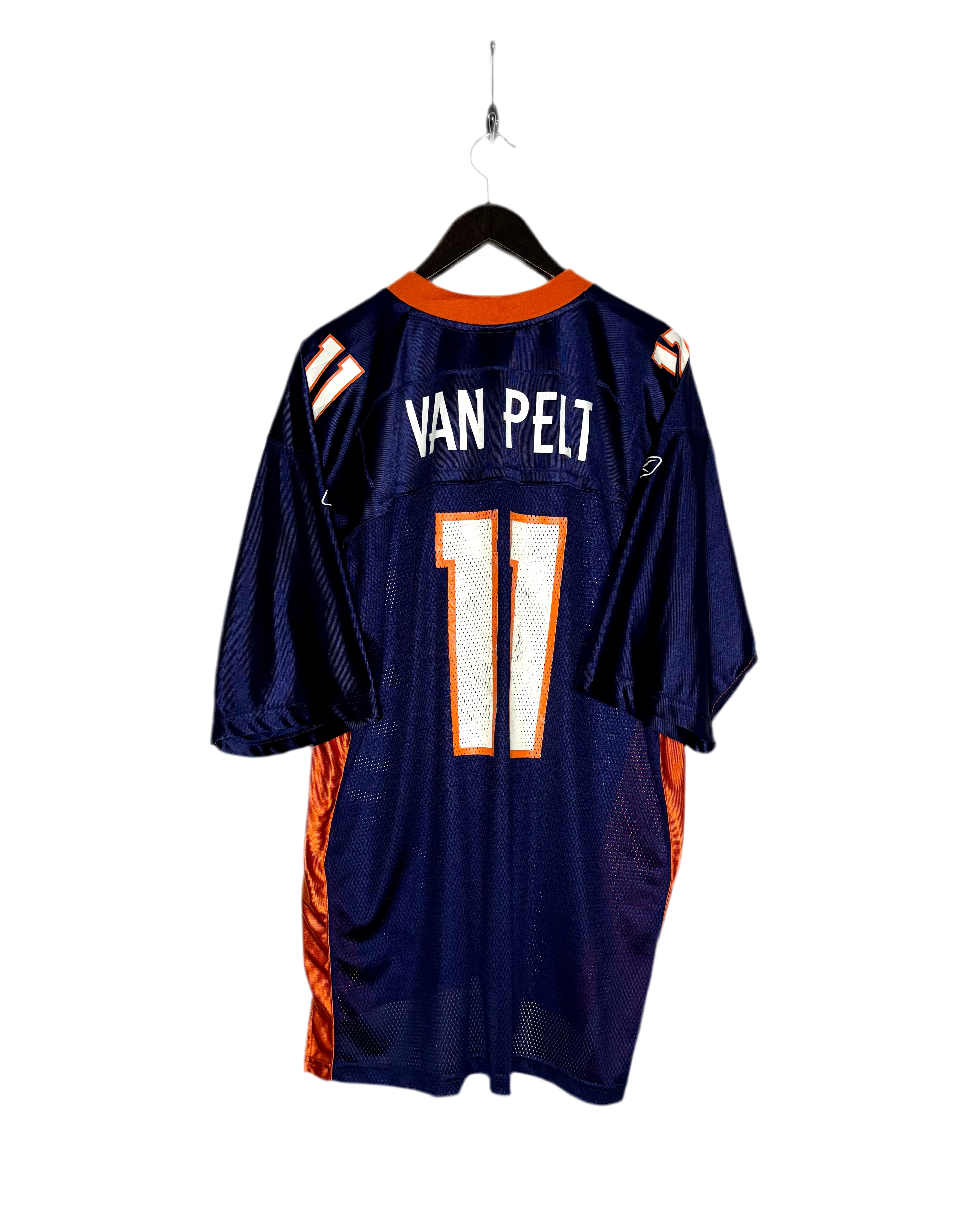 Reebok NFL Vintage Denver Broncos Jersey #11 Bradley Van Pelt Lila Größe XL
