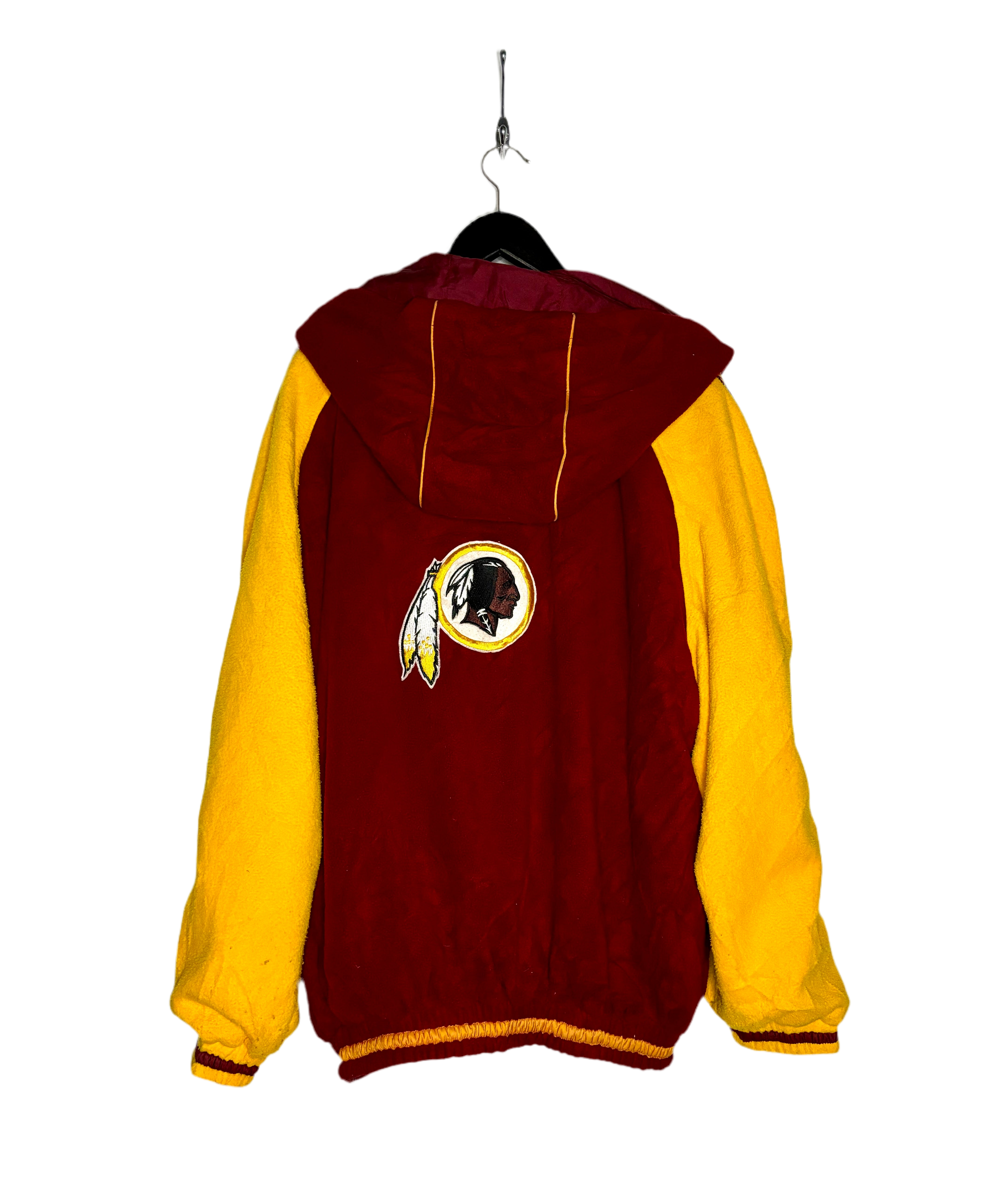 Washington Redskins Fleece Wendejacke Rot/Gelb Größe XL