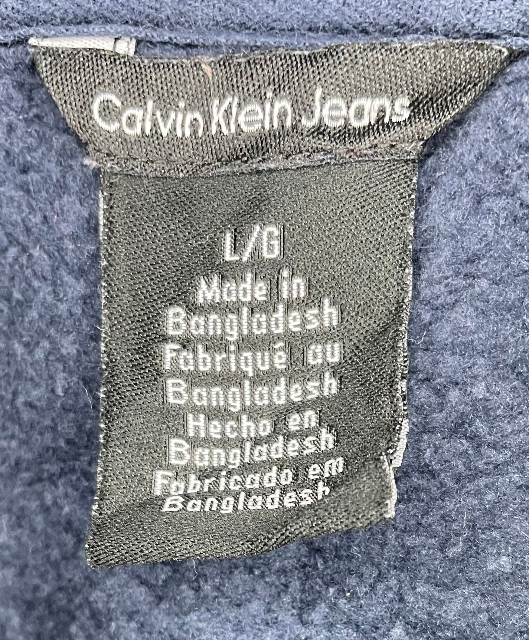 Calvin Klein Sweatshirt Jacke Dunkelblau Größe L