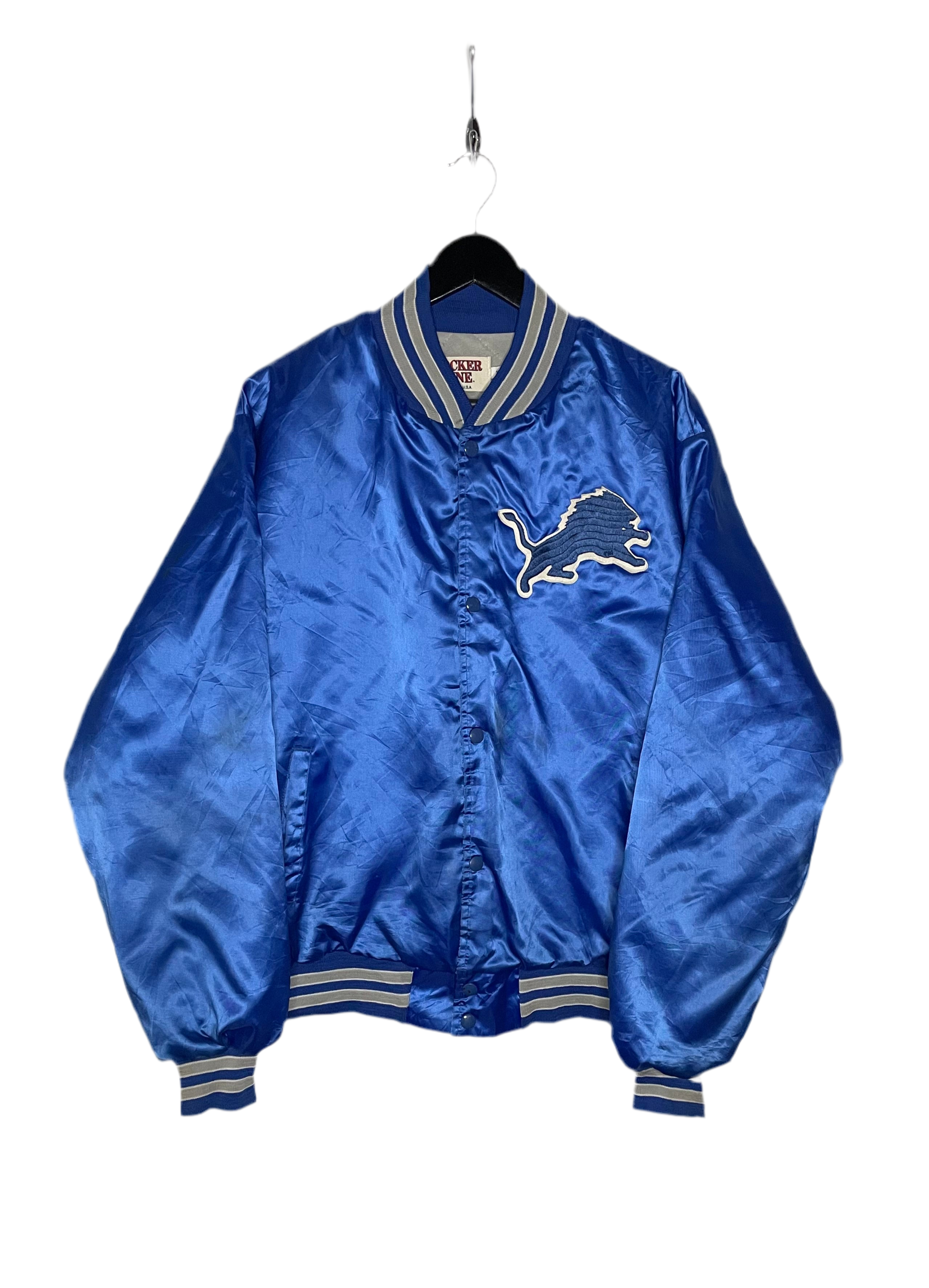 Locker Line Vintage Detroit Lions NFL Jacke Blau Größe XL